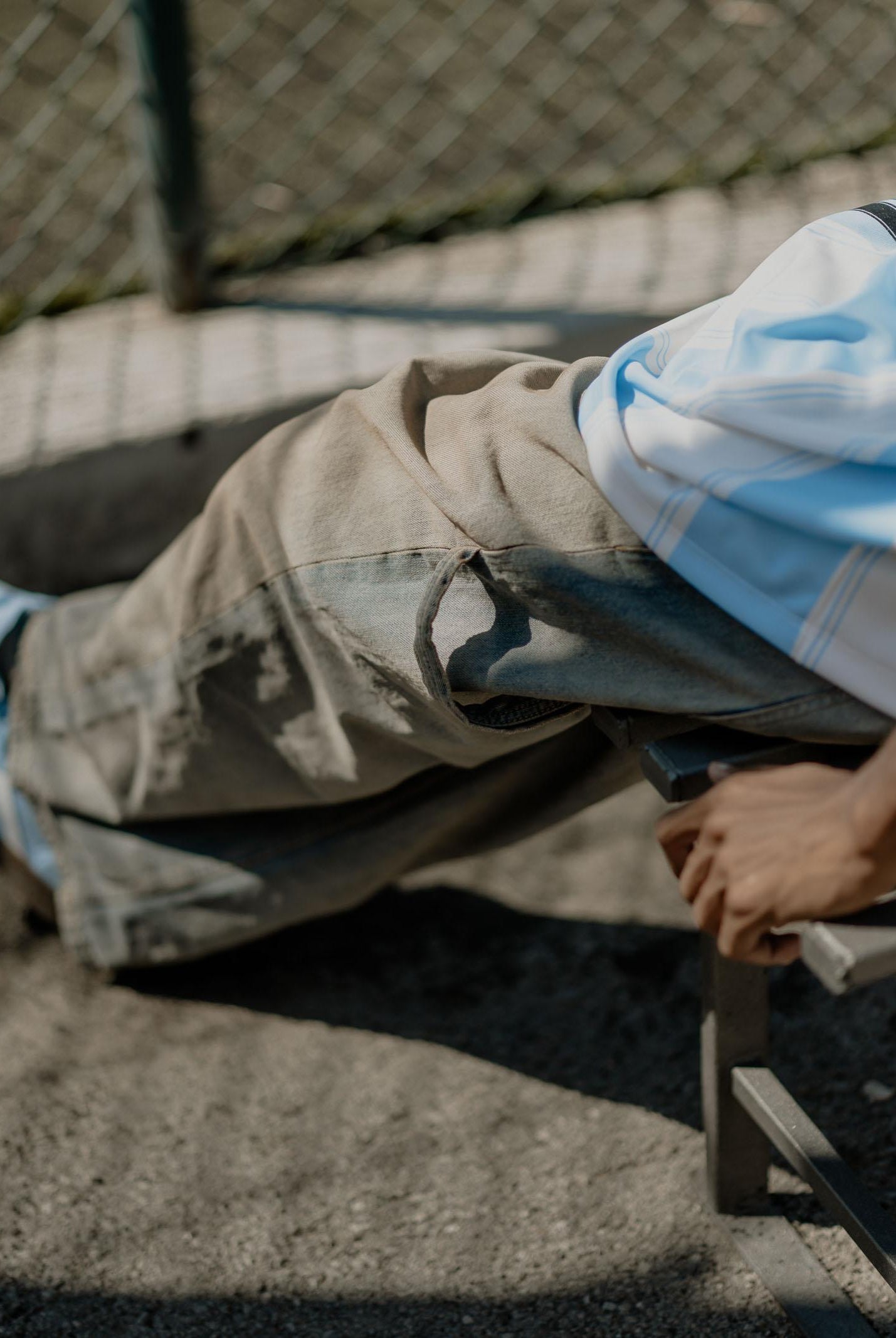 BARROW Jeans cargo in denim vintage per uomo e donna F5BWUADP021 400 BARROW