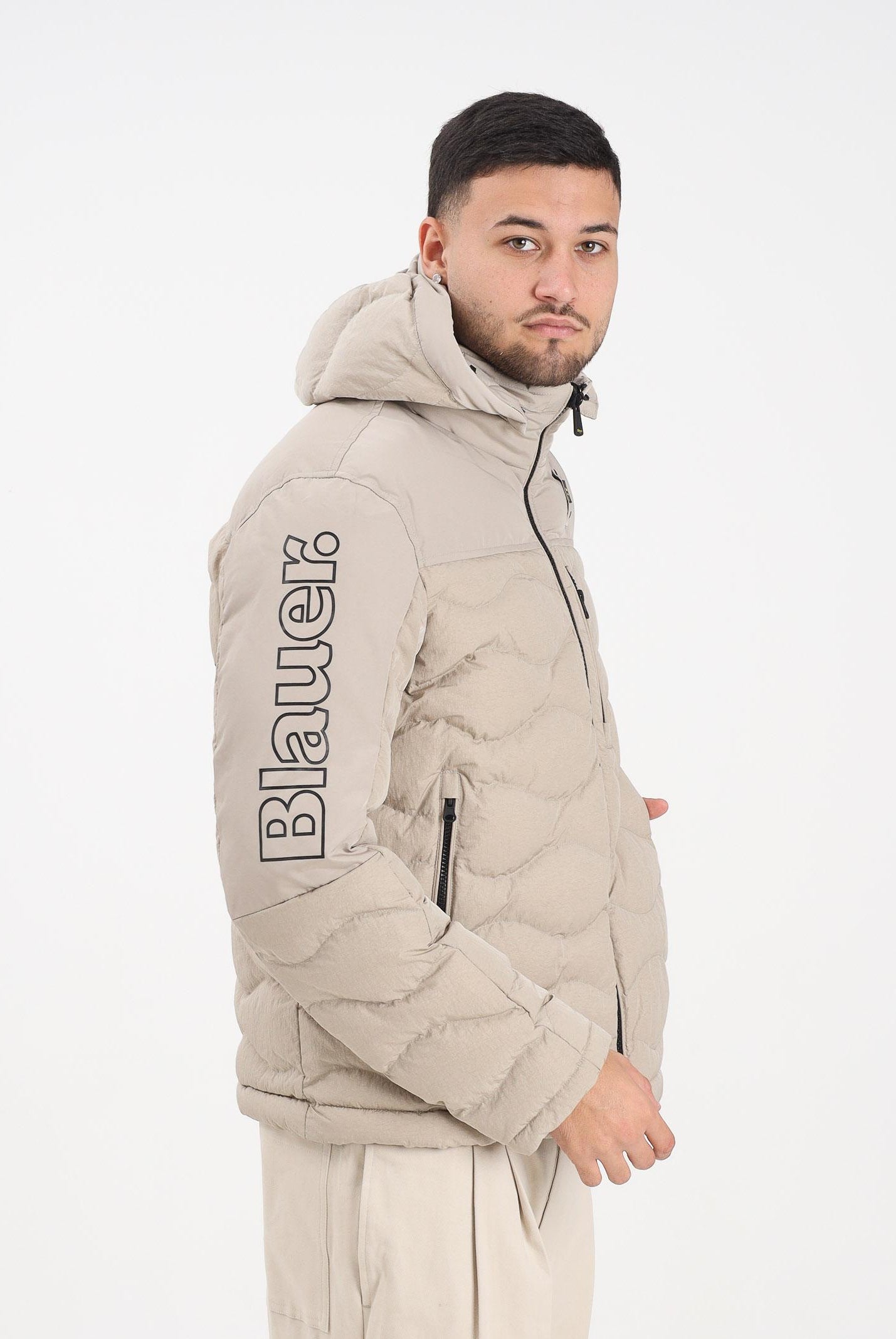 BLAUER Piumino FERWOOD beige da uomo 25WBLUC02152-007287 301 BLAUER