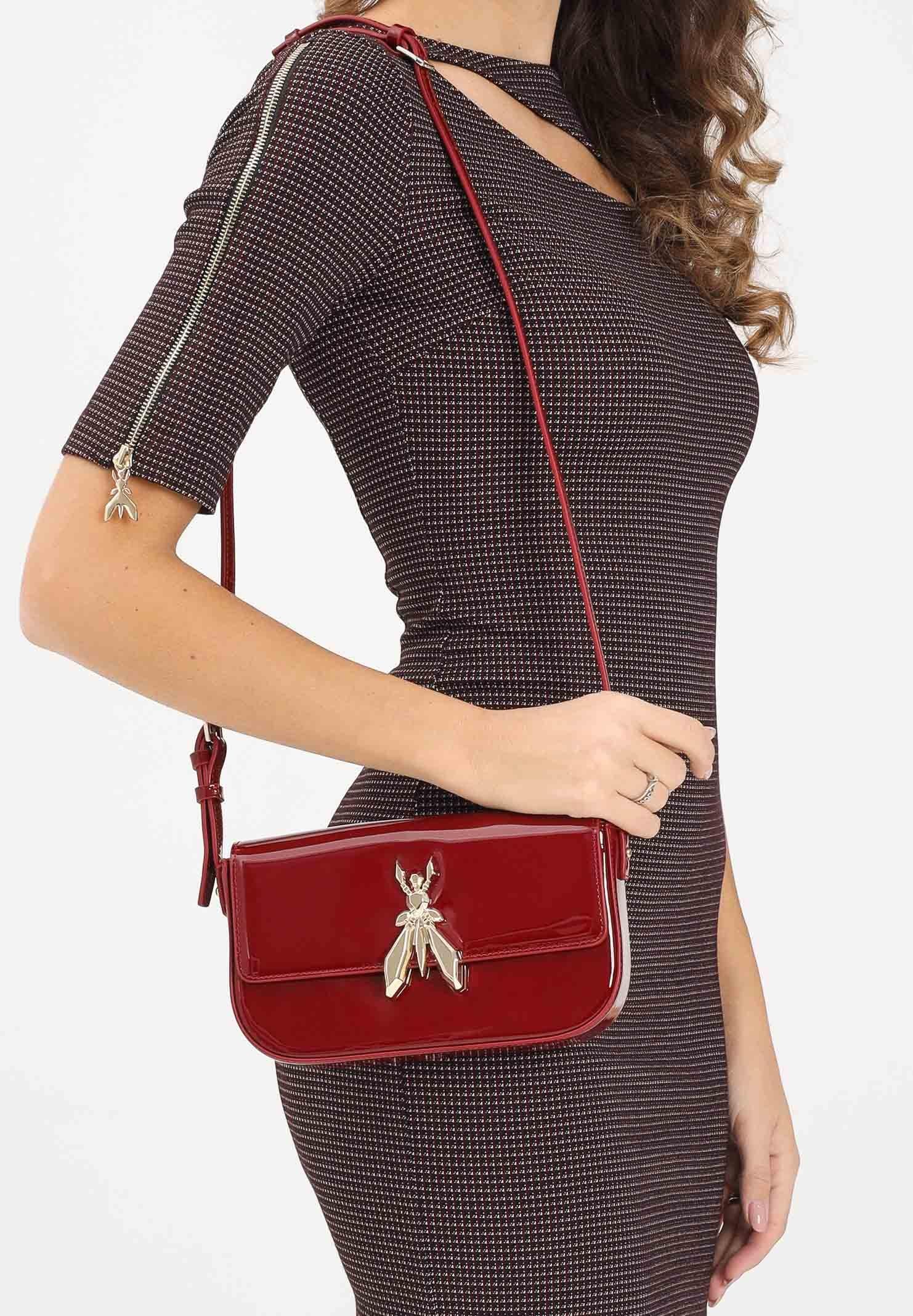 PATRIZIA PEPE Borsa a tracolla "ESSENTIAL" Fly rossa da donna 8B0231L125 R398 PATRIZIA PEPE