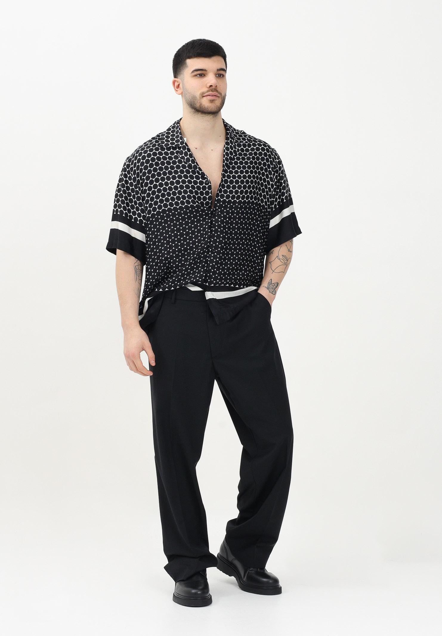Pantalone elegante nero da uomo PA3235 009 I'M BRIAN