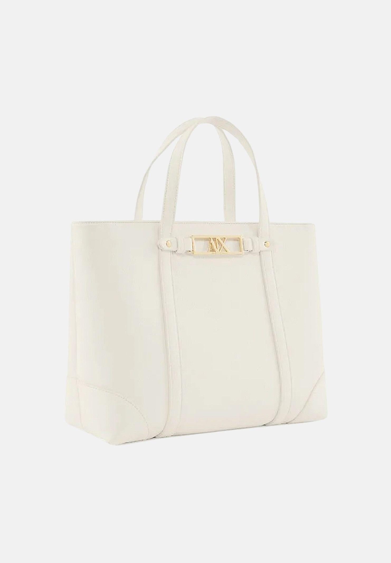 ARMANI EXCHANGE Shopper panna da donna con logo XW002609AF15632 U0011 ARMANI EXCHANGE