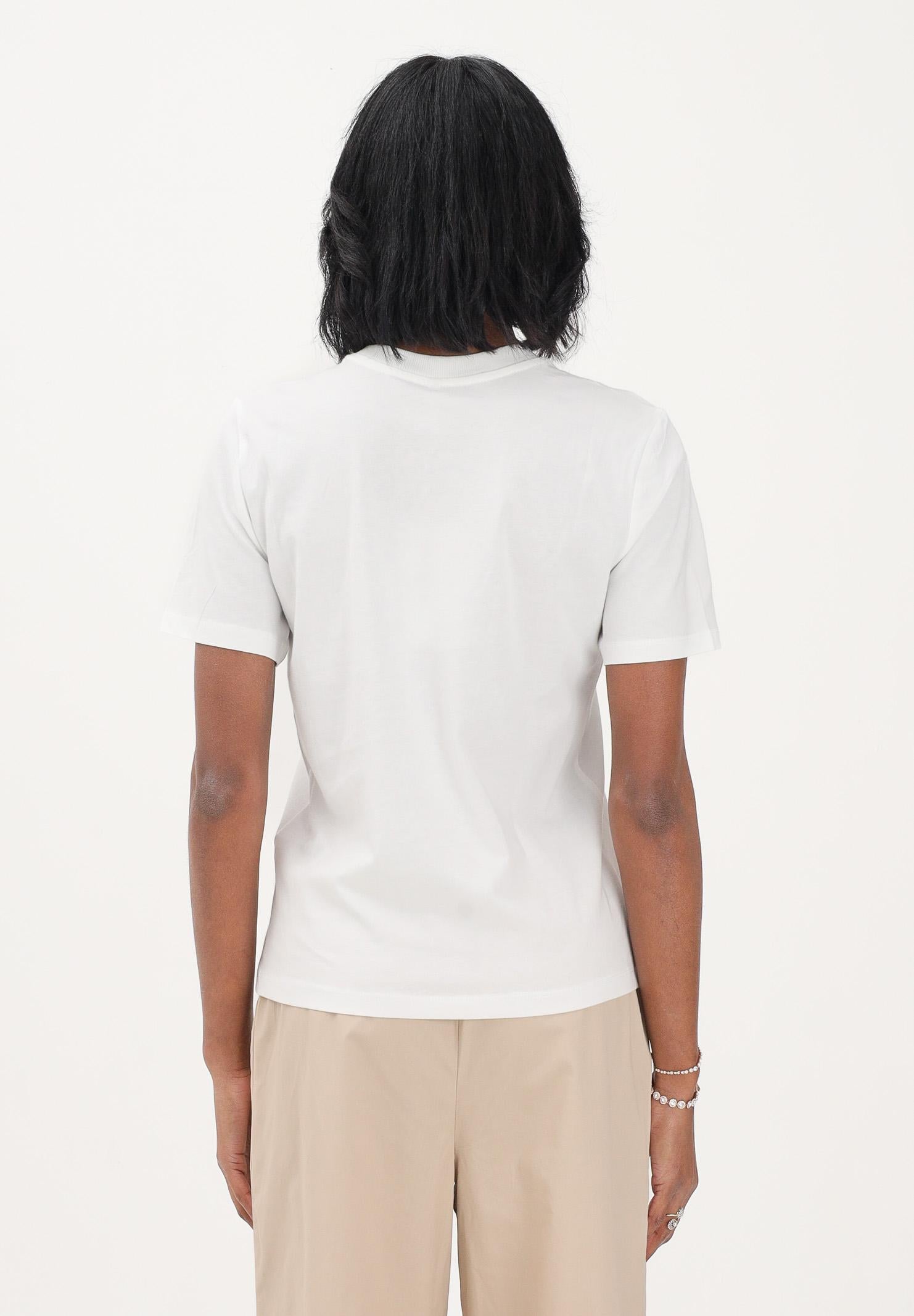 ONLY T-shirt a manica corta bianca da donna con taschino decorato 15371980 CLDEPO ONLY