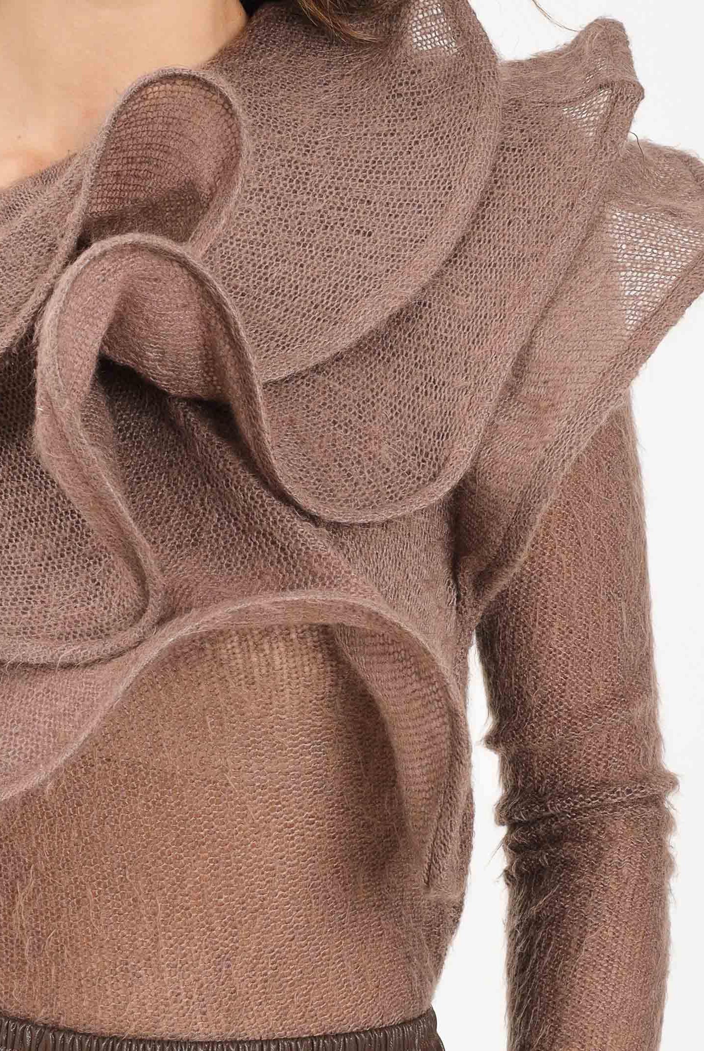 TPN Maglia Walpole marrone da donna WALPOLE132W5 I6 TPN