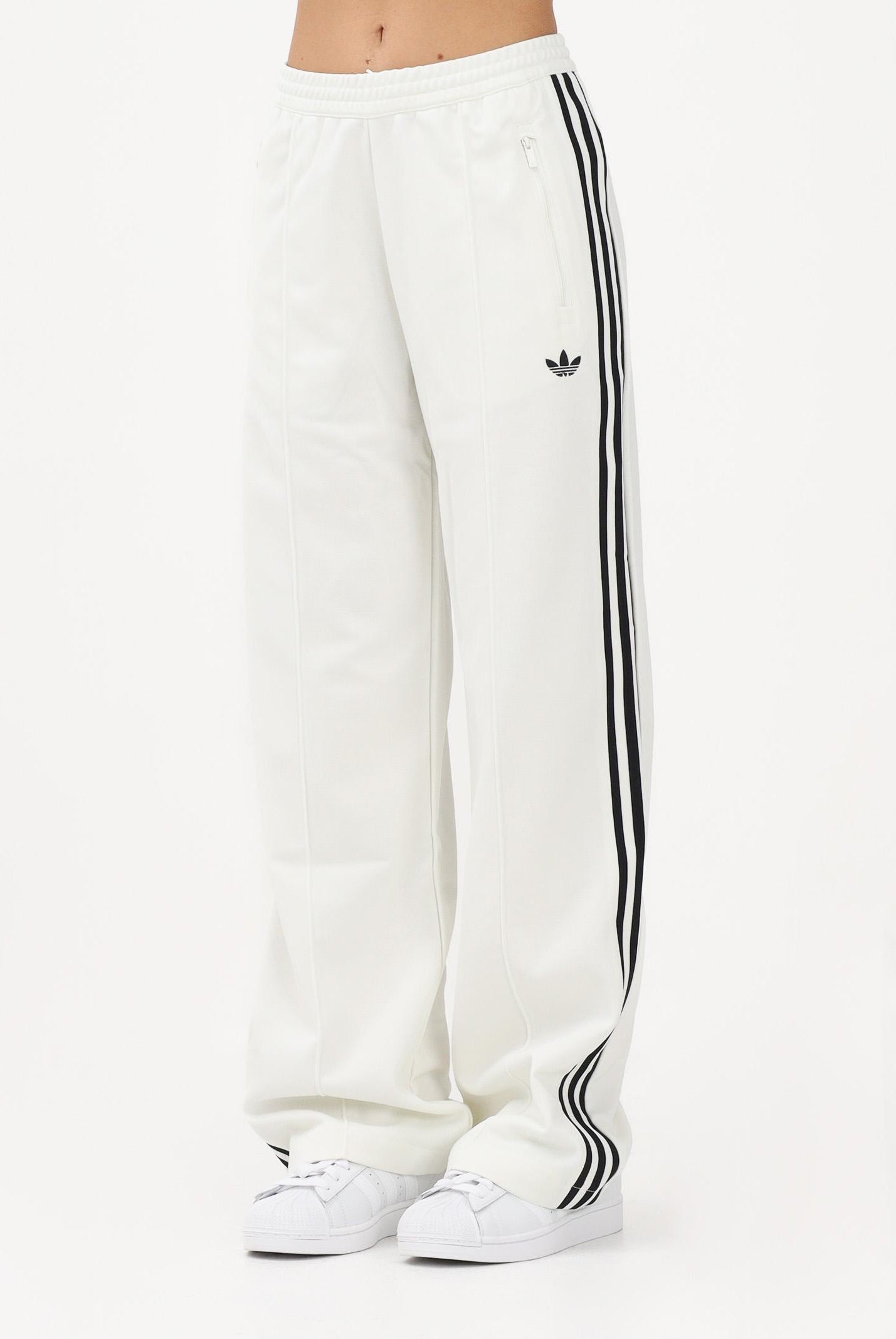 ADIDAS ORIGINALS Pantalone sportivo Classic panna e nero da donna KD3747 . ADIDAS ORIGINALS
