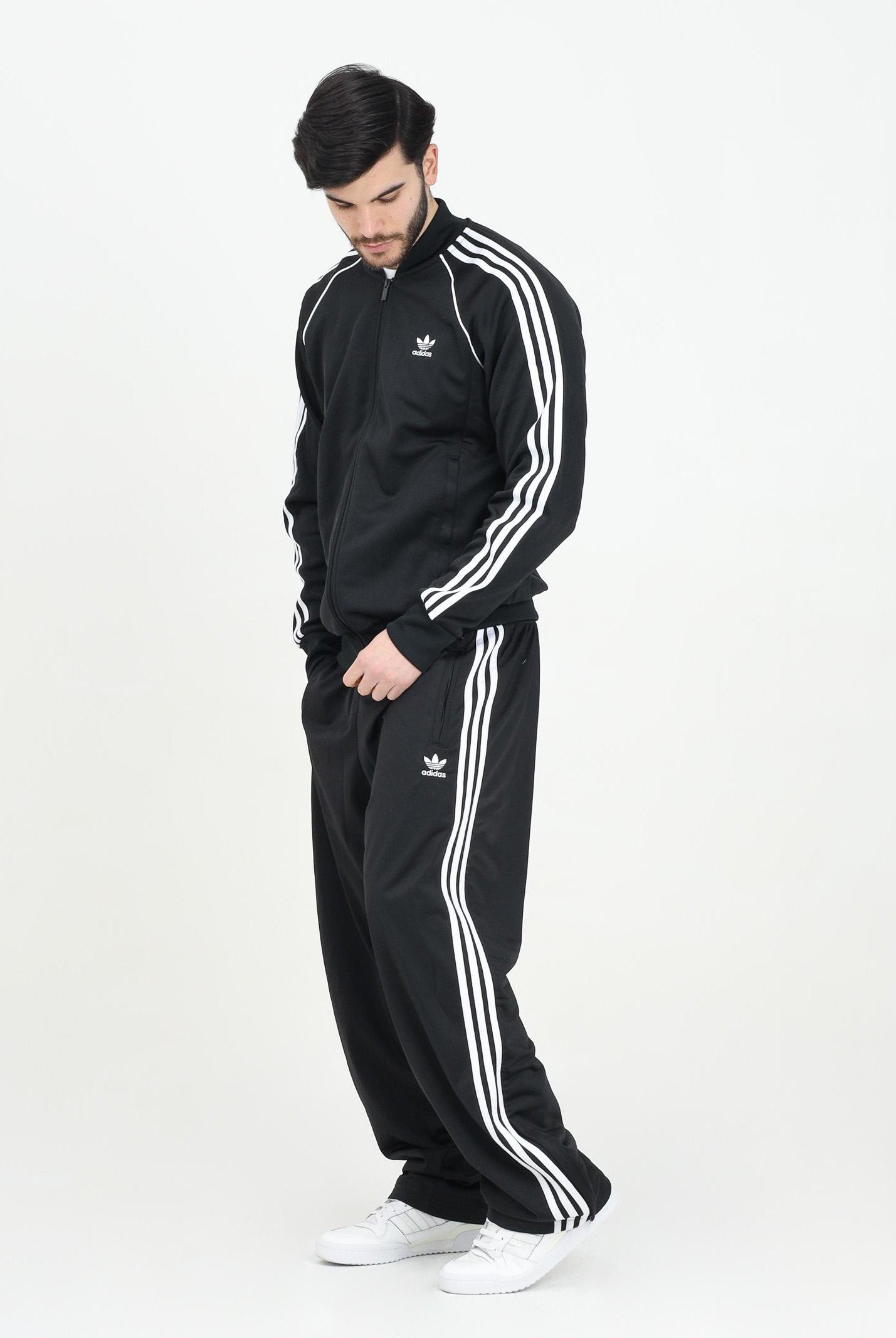 ADIDAS ORIGINALS Pantalone sportivo Adicolor Classics Firebird nero da uomo IJ7055 . ADIDAS ORIGINALS