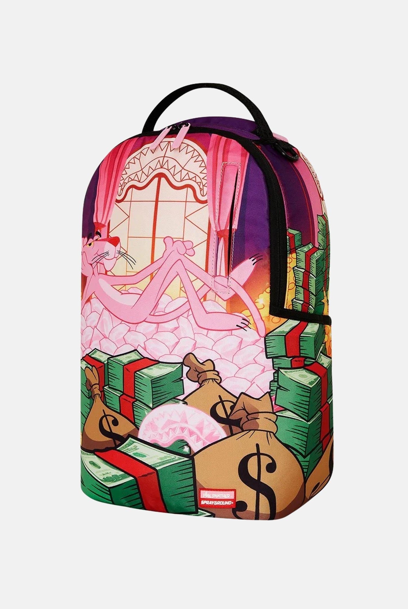 SPRAYGROUND Zaino Pink Panther Money Stash Dlxr multicolore per uomo e donna 910B7391NSZ SPRAYGROUND