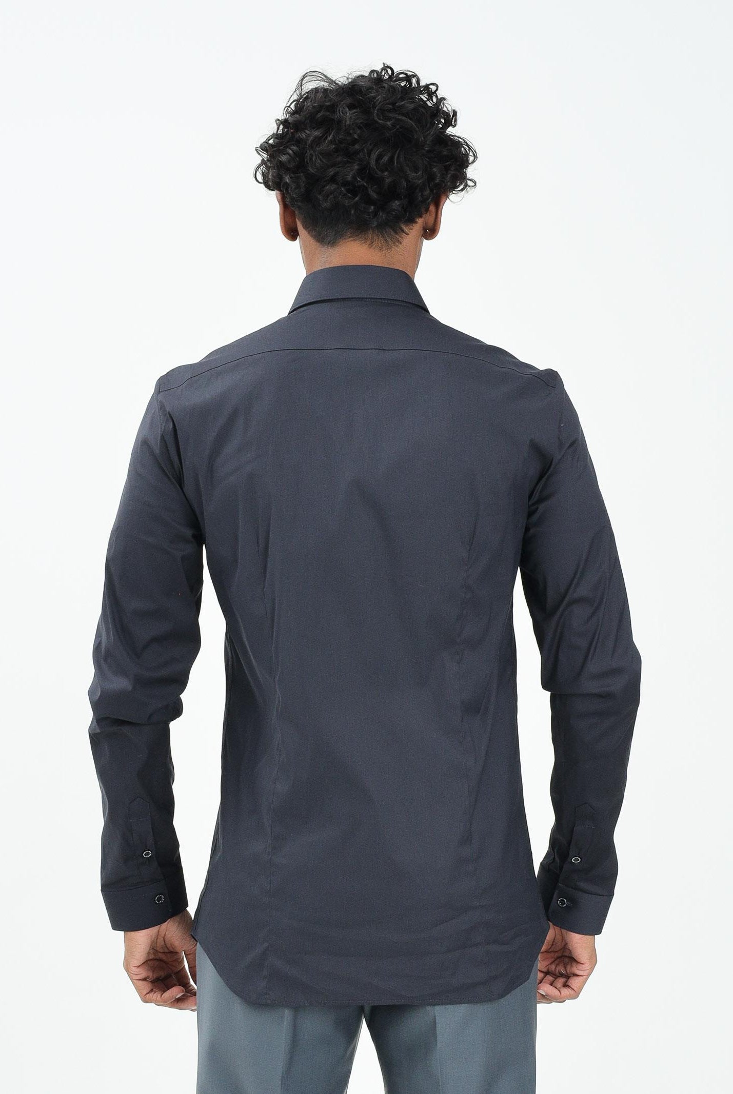 PATRIZIA PEPE Camicia a manica lunga blu da uomo 5C0055A01 C166 PATRIZIA PEPE