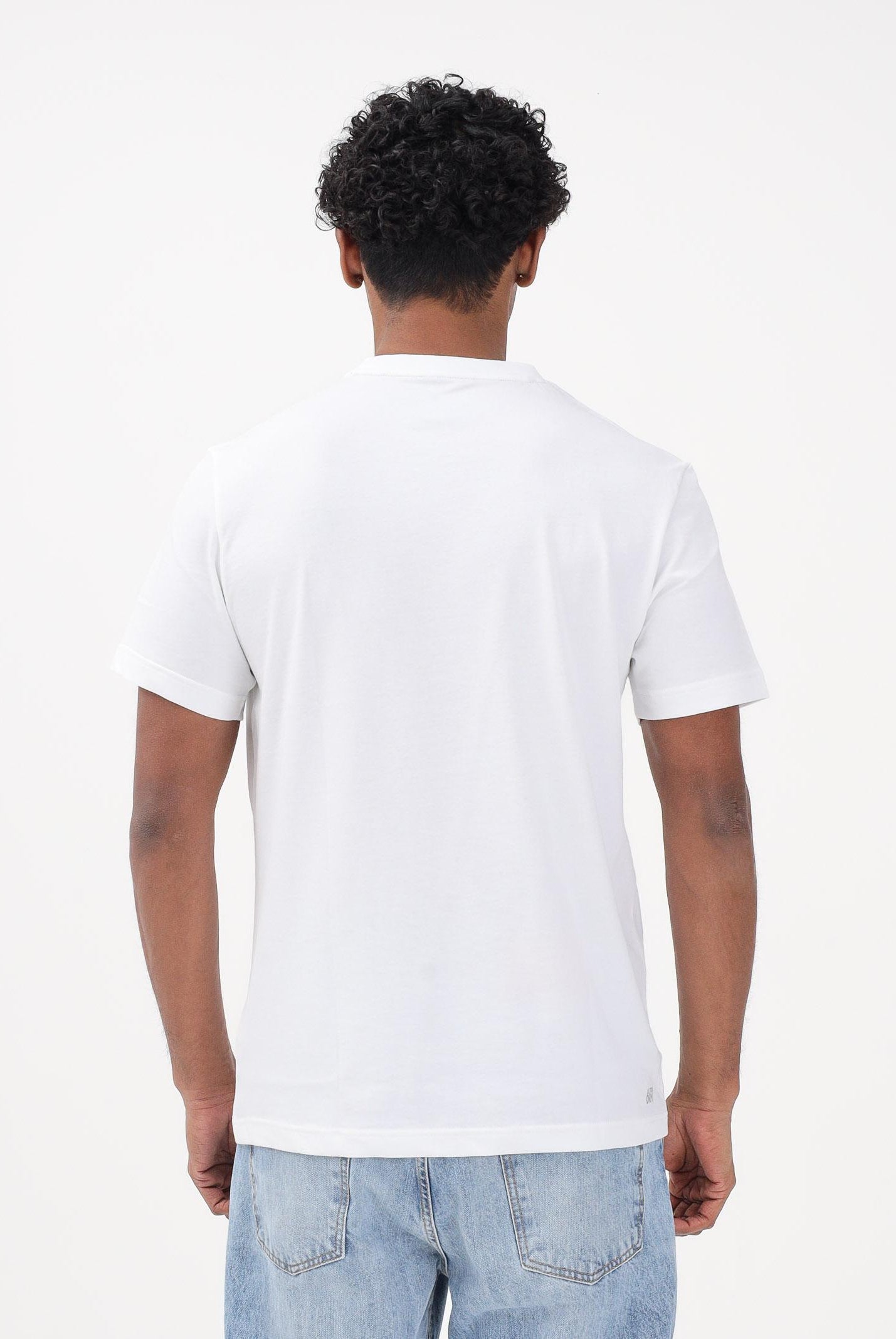 LACOSTE T-shirt a manica corta bianca da uomo con stampa TH1773 001 LACOSTE