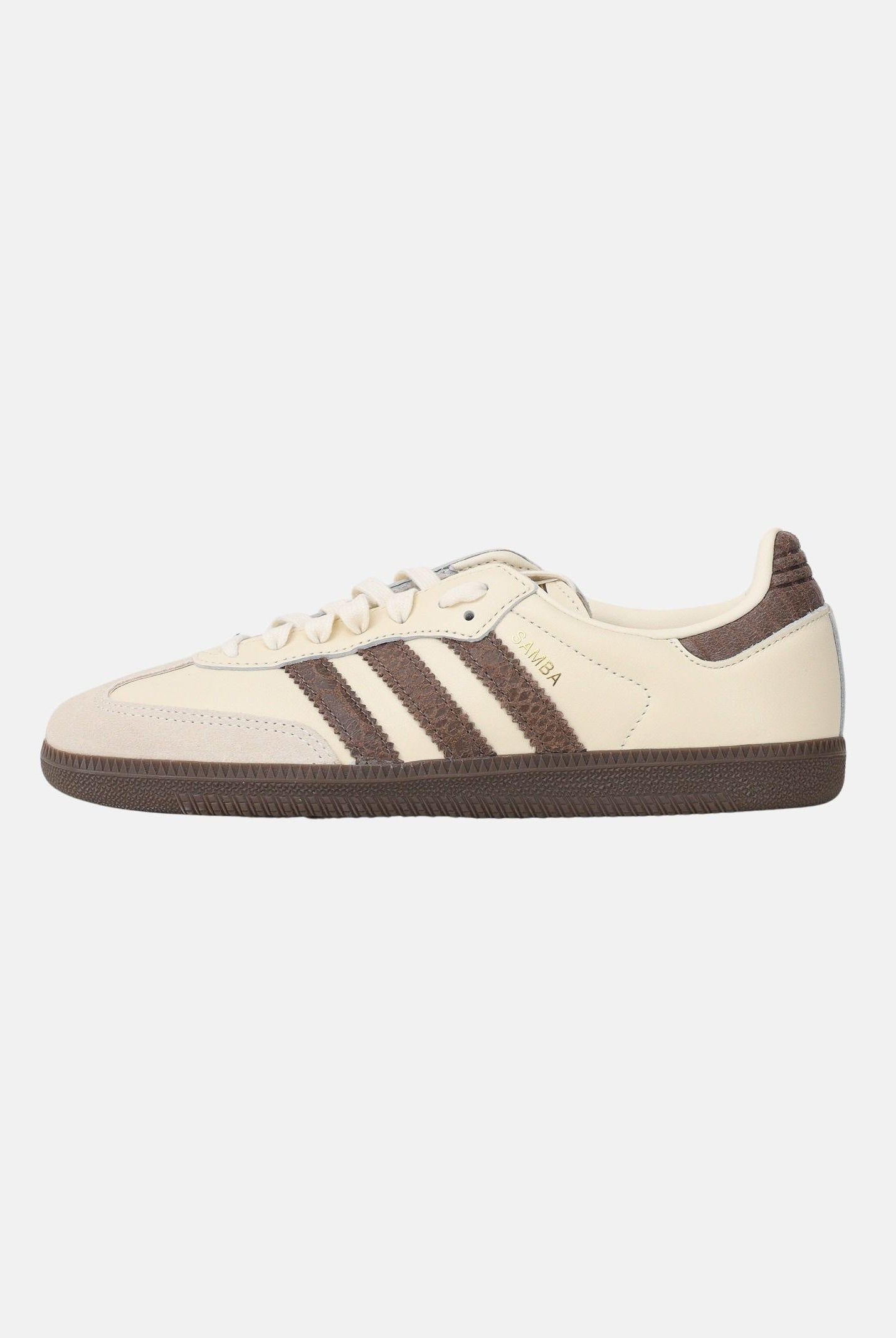 ADIDAS ORIGINALS Sneakers Samba OG panna e marroni per uomo e donna IH3980 . ADIDAS ORIGINALS