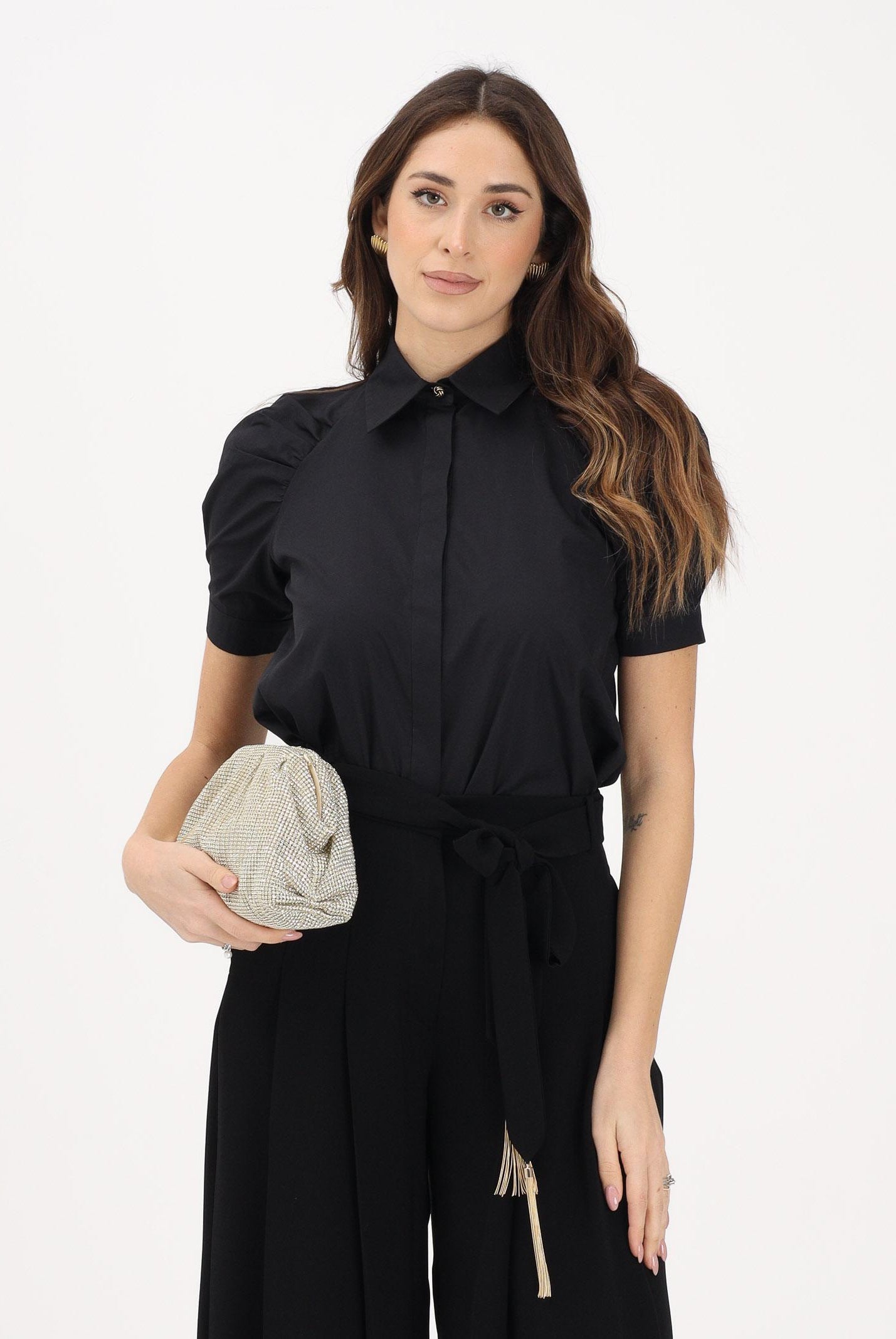 MAX MARA Camicia a manica corta MSTAMORE nera da donna 2616111032600 004 MAX MARA