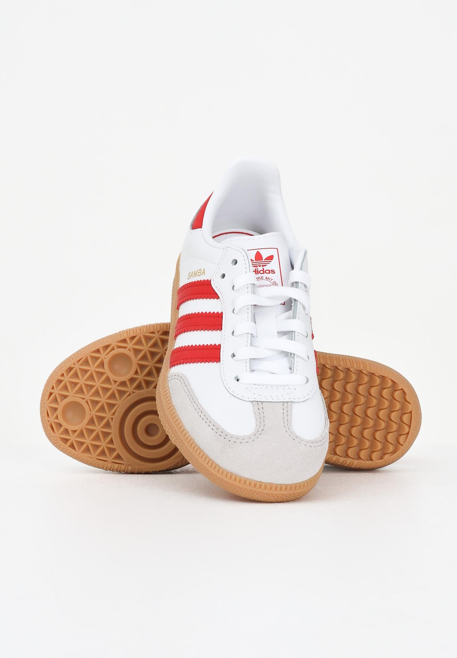 ADIDAS ORIGINALS Sneakers Samba OG bianche e rosse per bambino e bambina JQ2829 ADIDAS ORIGINALS