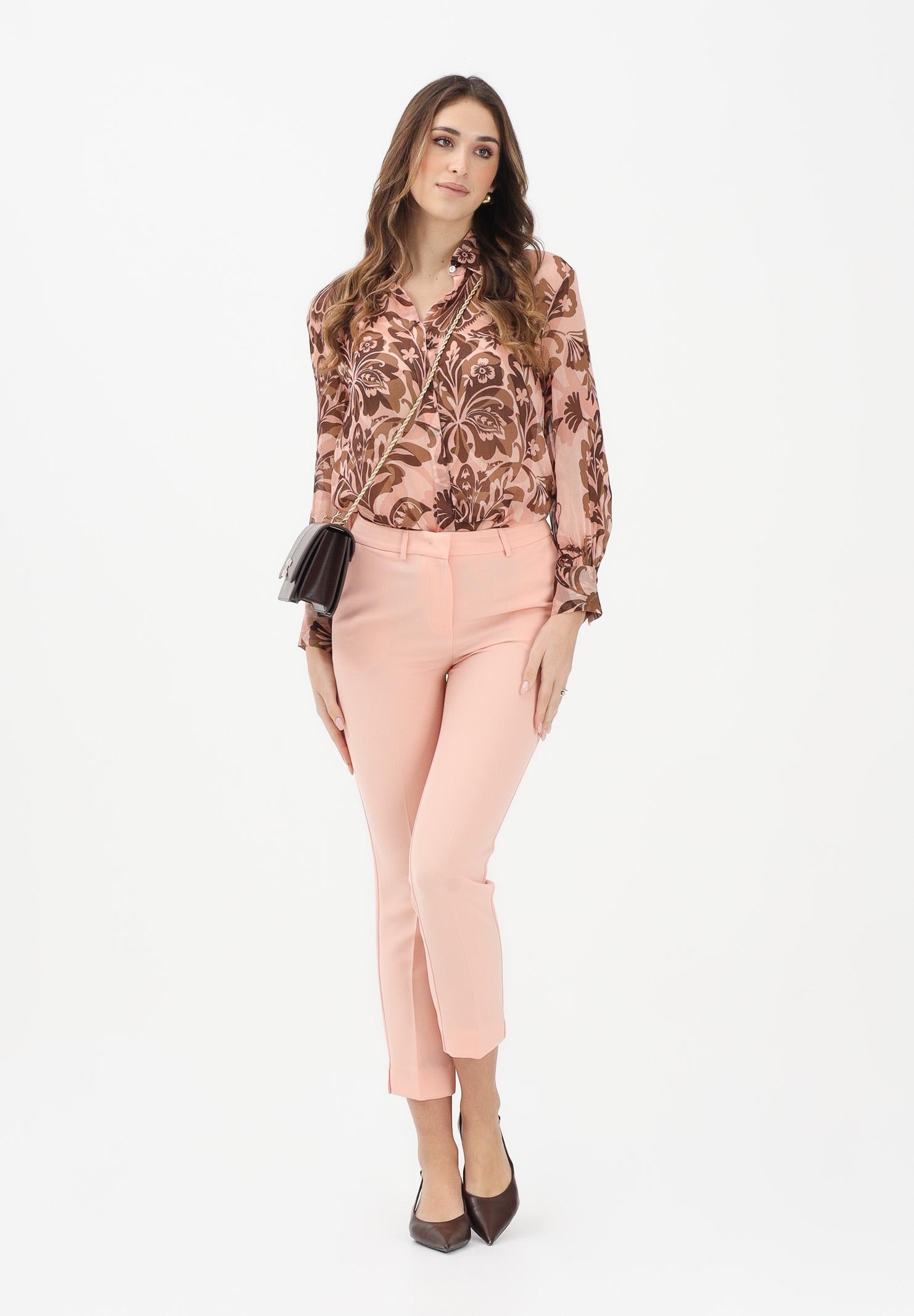 SIMONA CORSELLINI Pantalone elegante rosa da donna P26CPPA02803 V0697 SIMONA CORSELLINI