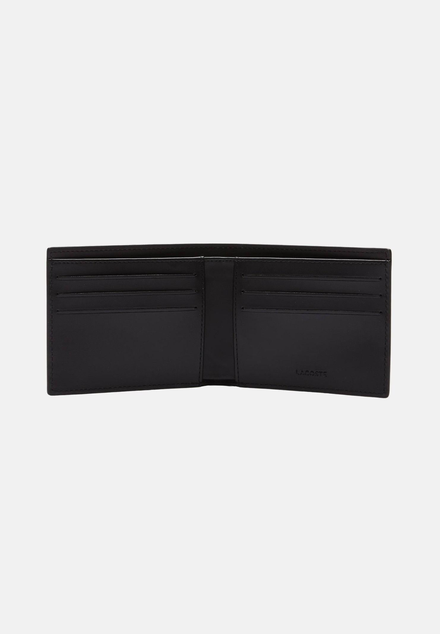 LACOSTE Portafogli The Blend nero da uomo NH3697 H45 LACOSTE