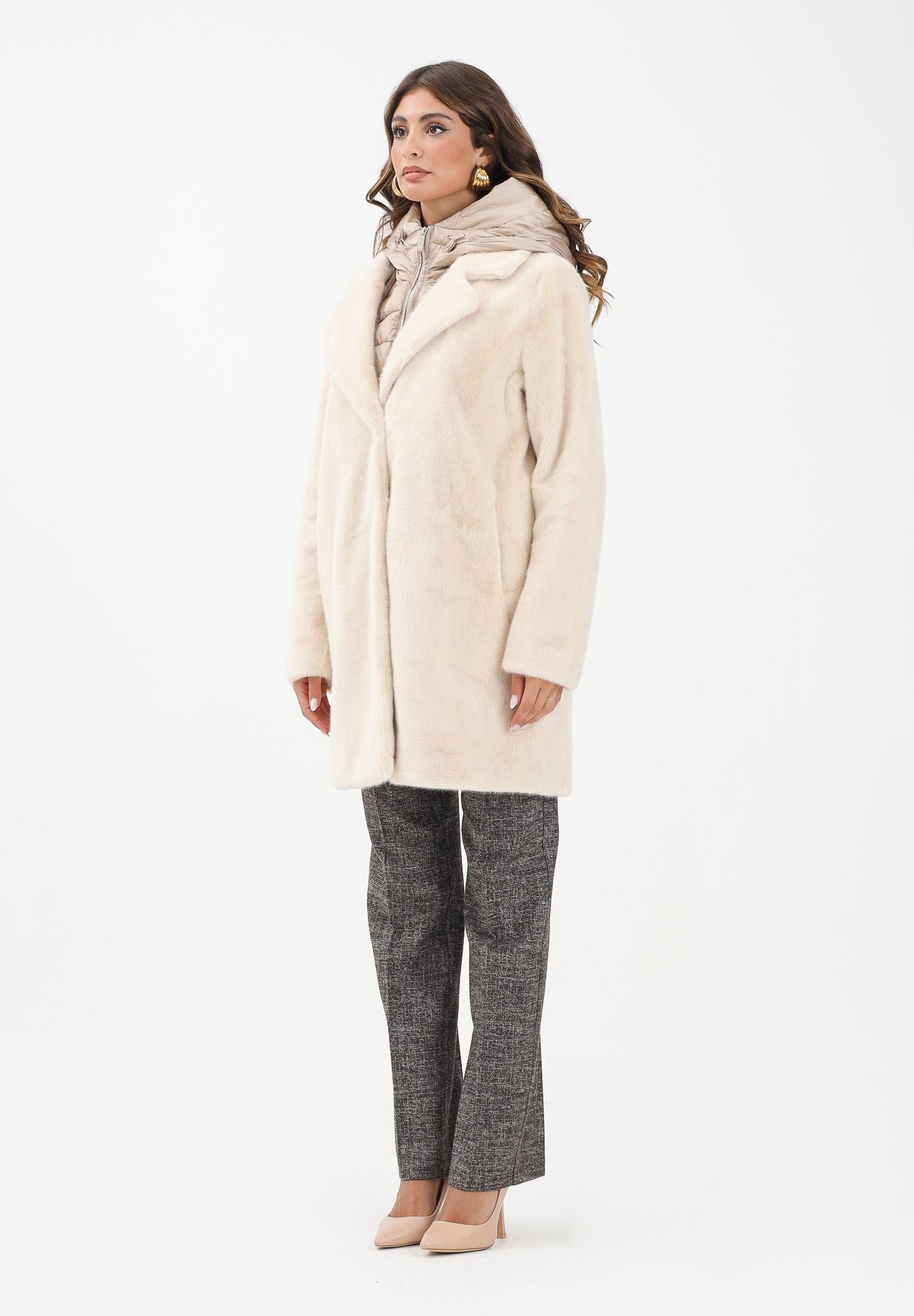 BOMBOOGIE Pelliccia Odessa panna da donna CW6570TFSB5 161 BOMBOOGIE