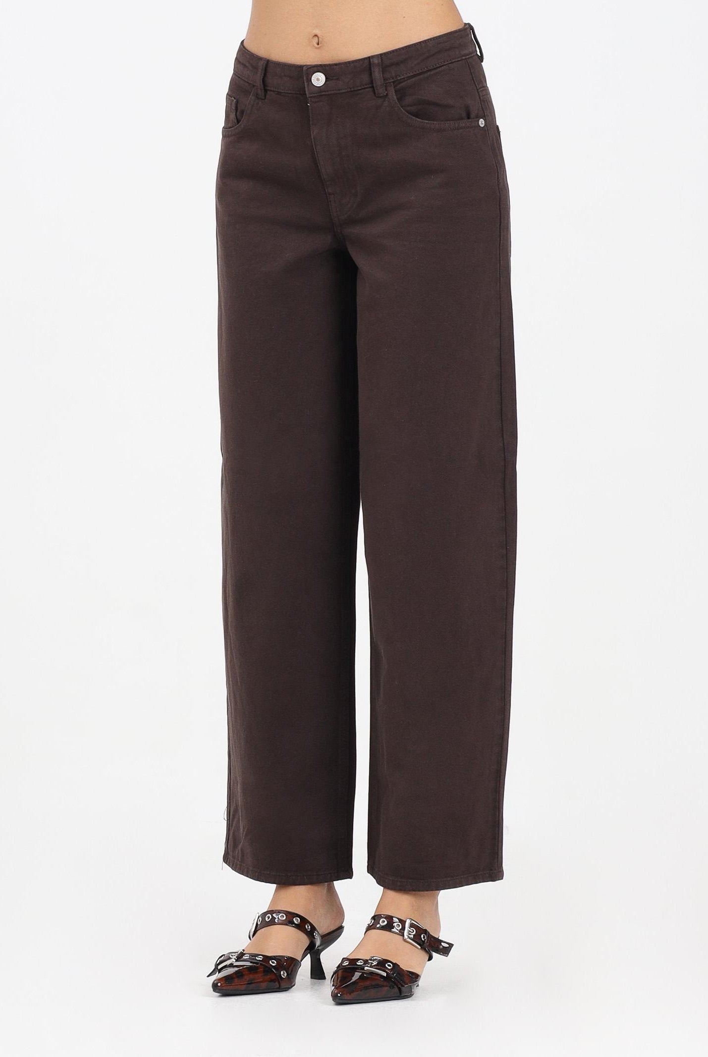 ONLY Jeans marrone da donna 15358793 SealBrown ONLY