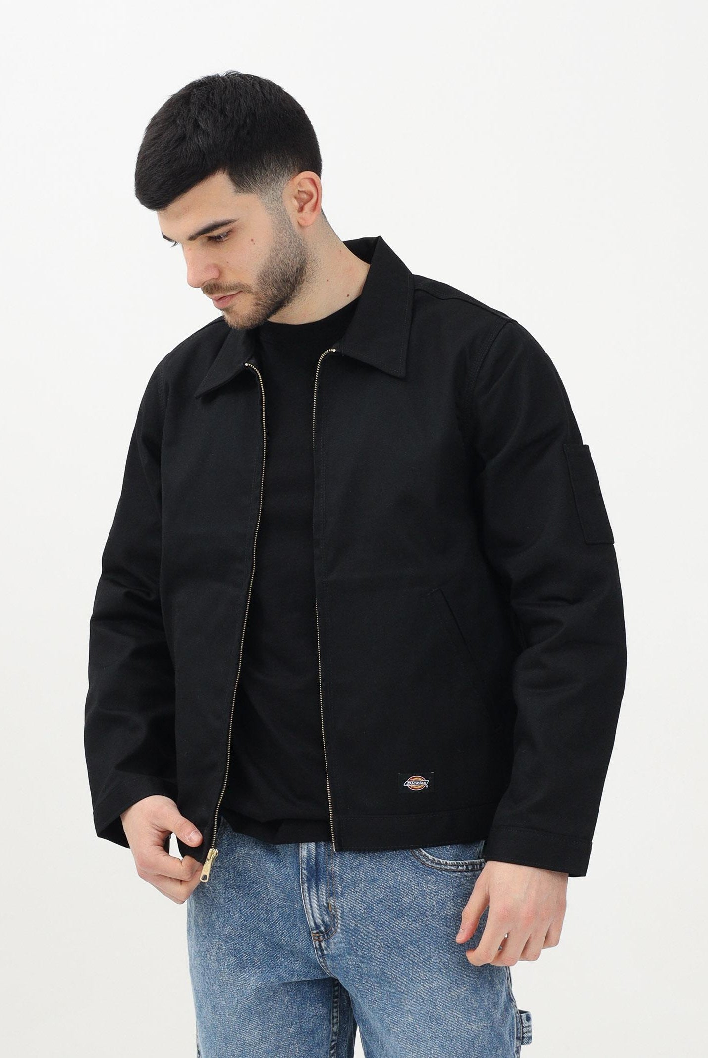 DICKIES Giubbotto Eisenhower nero da uomo DK0A4Y6UBLK1 . DIckies