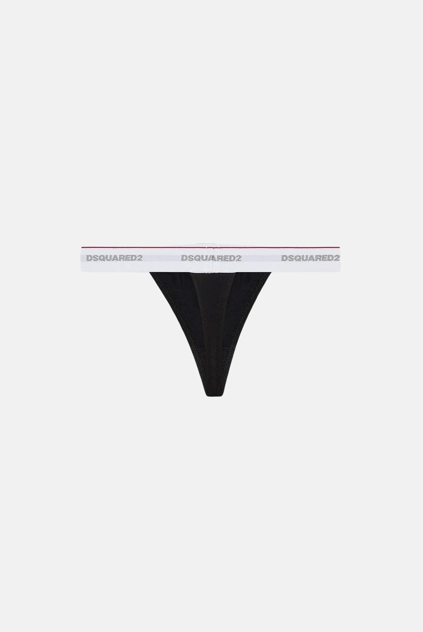 DSQUARED2 Perizoma a vita bassa nero da donna con logo D8L205790 010 DSQUARED2