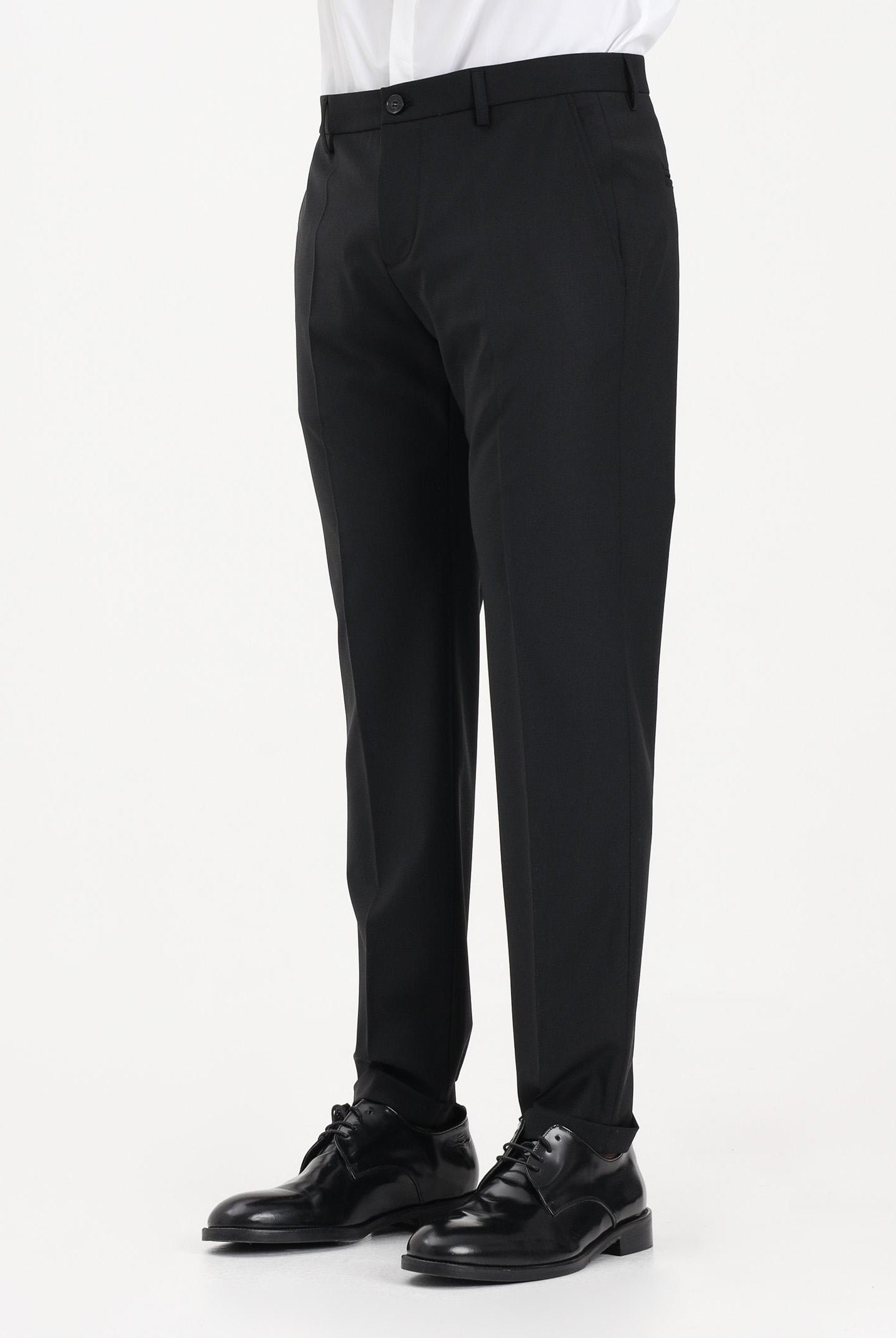 PATRIZIA PEPE Pantalone elegante nero da uomo 5PA429A1WK K102 PATRIZIA PEPE