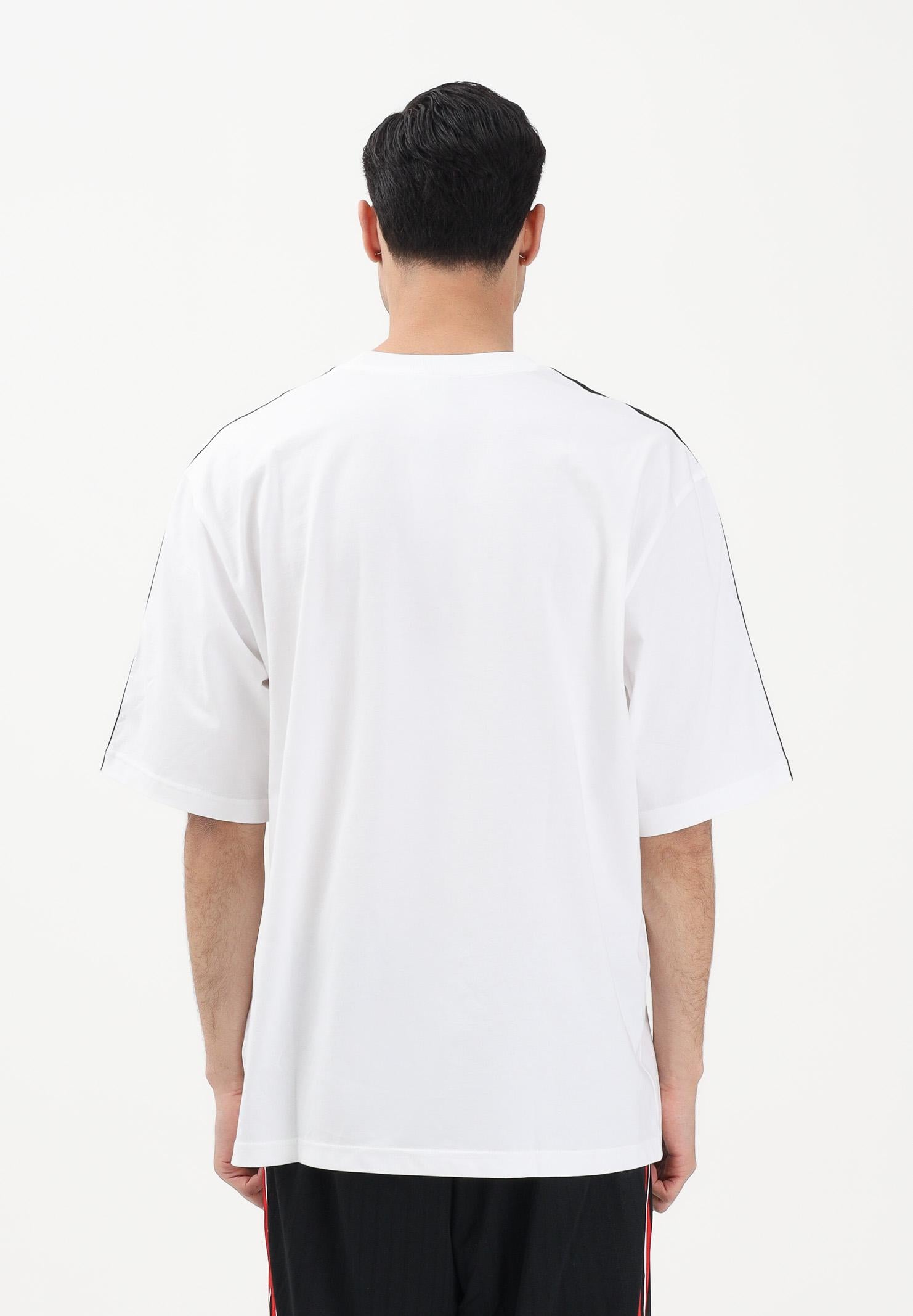 ADIDAS ORIGINALS T-shirt a manica corta Adicolor 3-Stripes Oversized bianca da uomo KD4096 . ADIDAS ORIGINALS