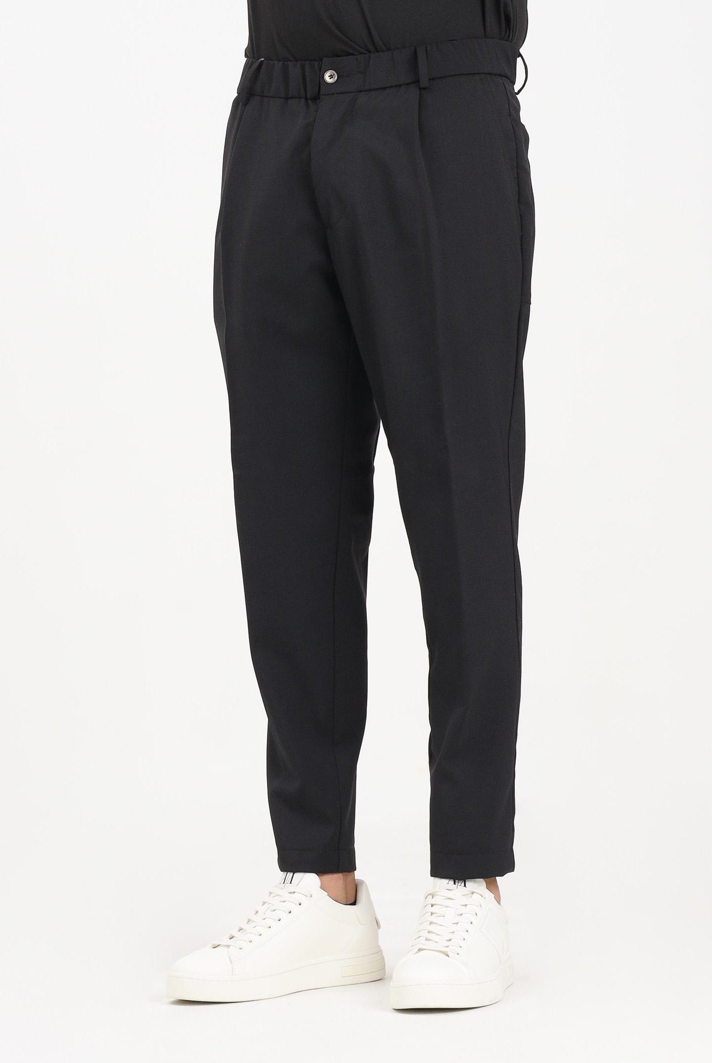 YES LONDON Pantalone nero da uomo XP3336CART14 NE YES LONDON