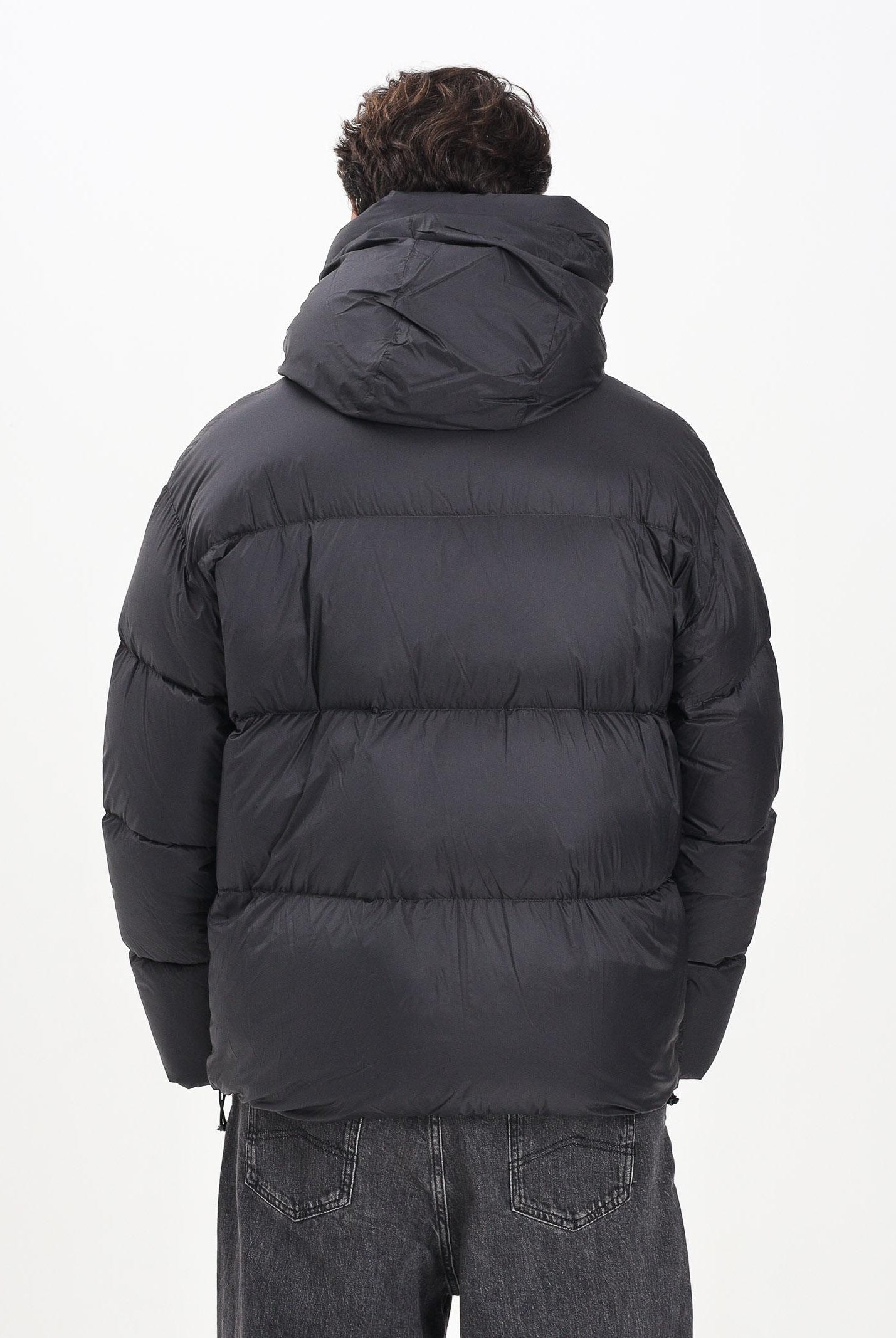 ARMANI EXCHANGE Piumino nero da uomo con logo XM001115AF16589 UC001 ARMANI EXCHANGE