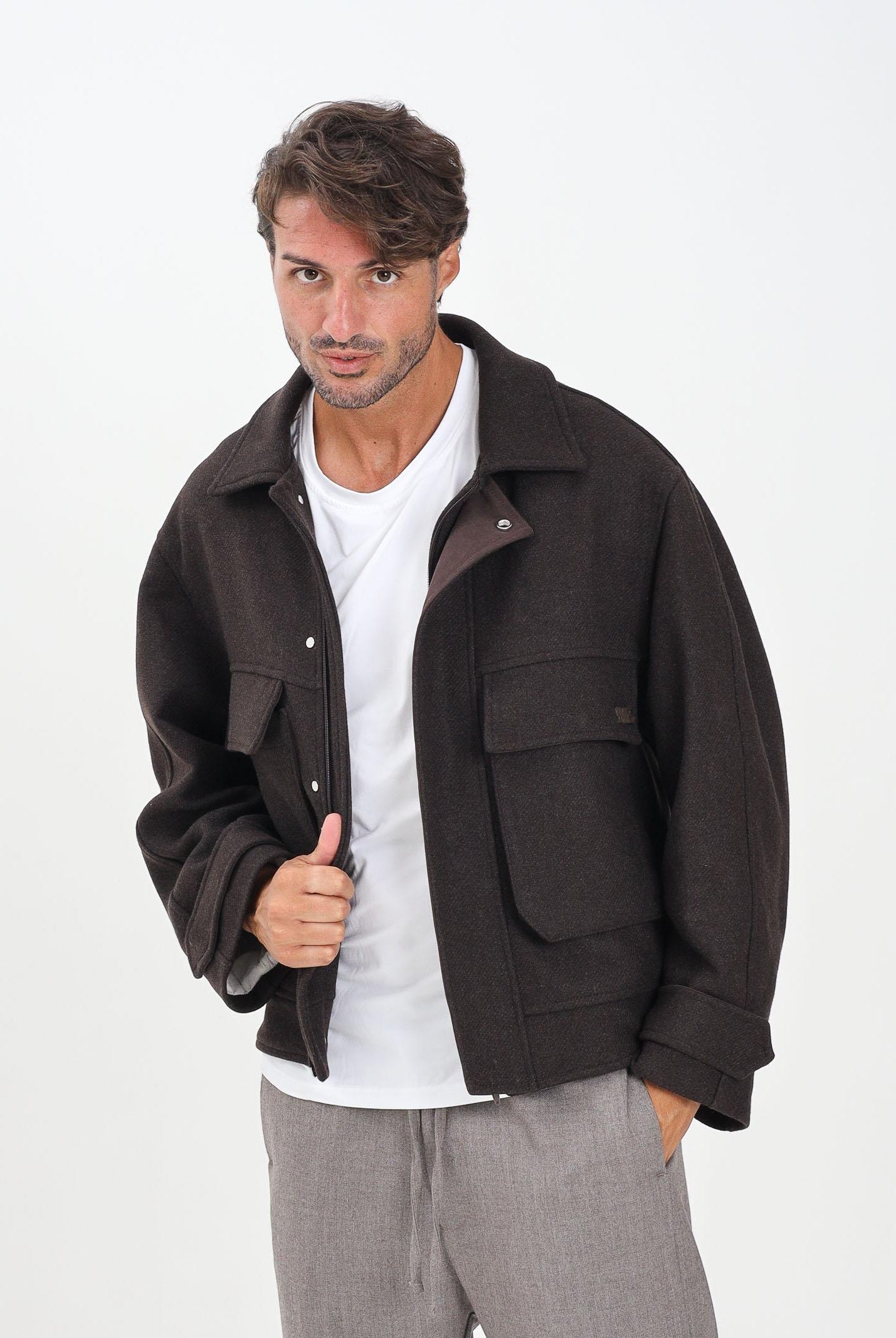 I'M BRIAN Giubbotto marrone da uomo GIU3566 020 I'M BRIAN