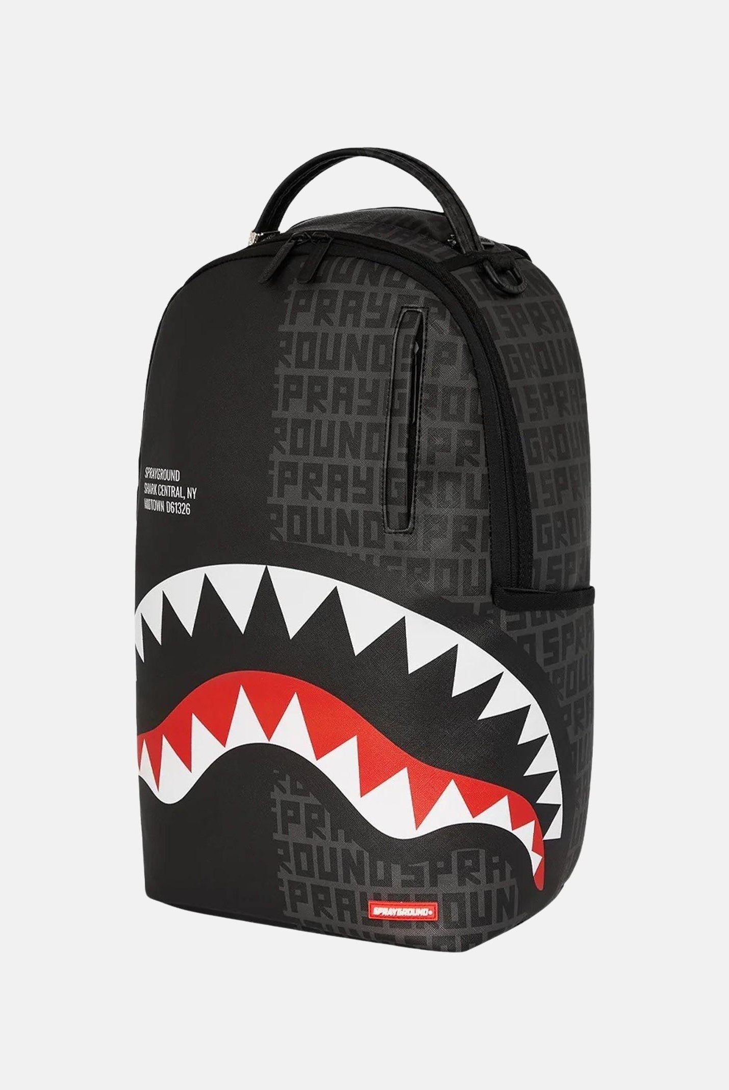 SPRAYGROUND Zaino SHARK CENTRAL SPLIT INFINITY DLXSV nero per uomo e donna 910B6249NSZ SPRAYGROUND