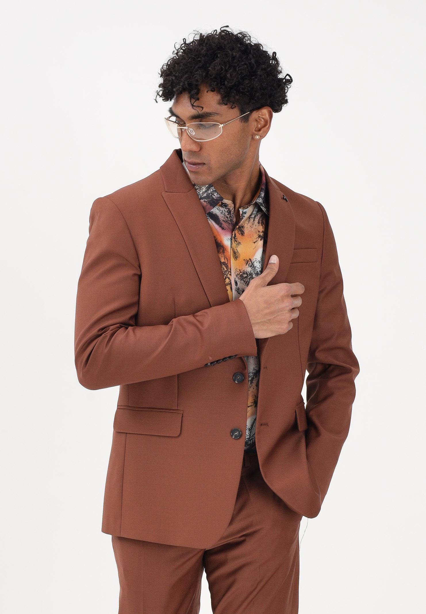 PATRIZIA PEPE Giacca monopetto cuoio da uomo 5S757RA1WK B217 PATRIZIA PEPE