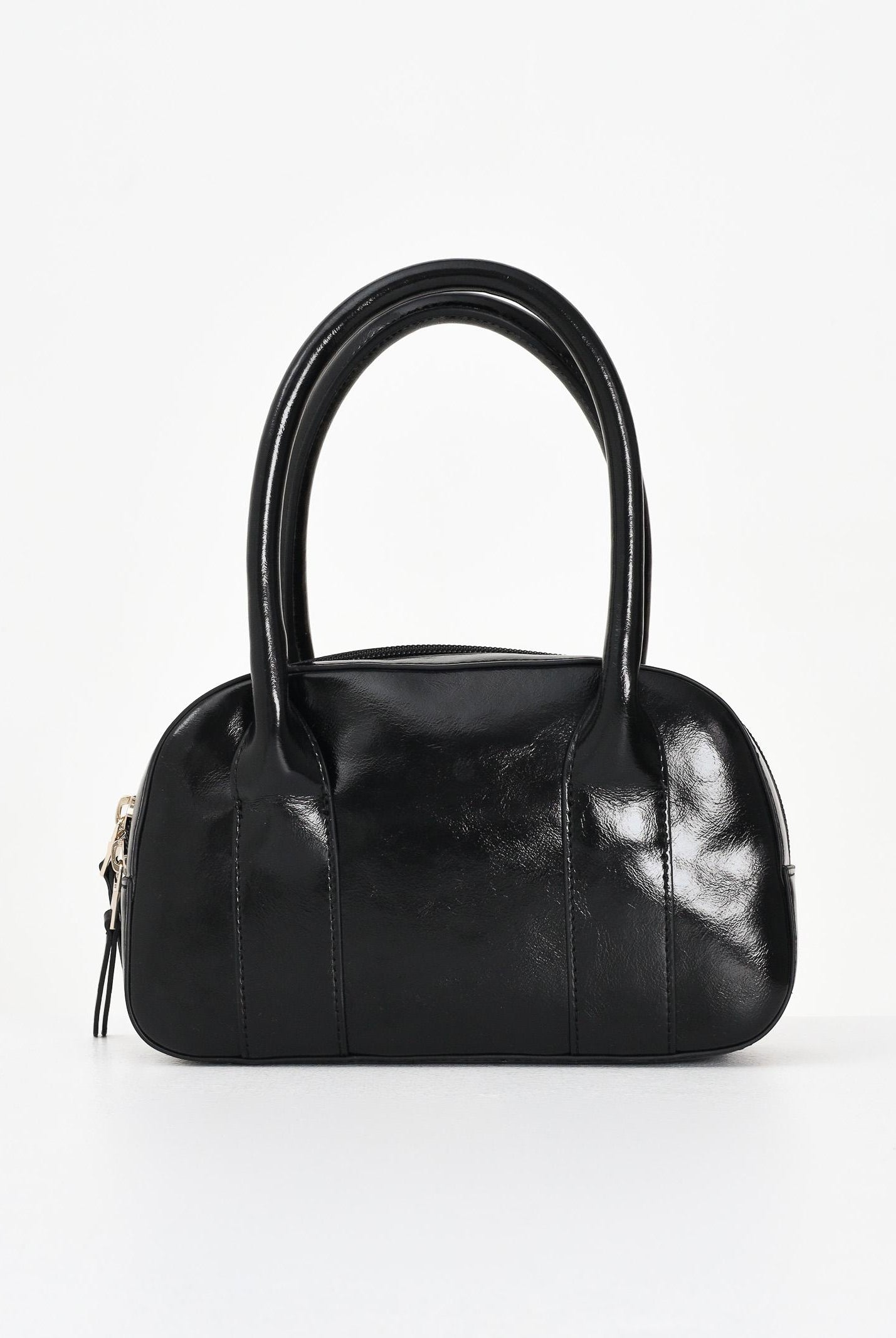 N21 Borsa a mano nera da donna realizzata in tessuto spalmato martellato con logo N°21 N21096N0246 0N900 N21