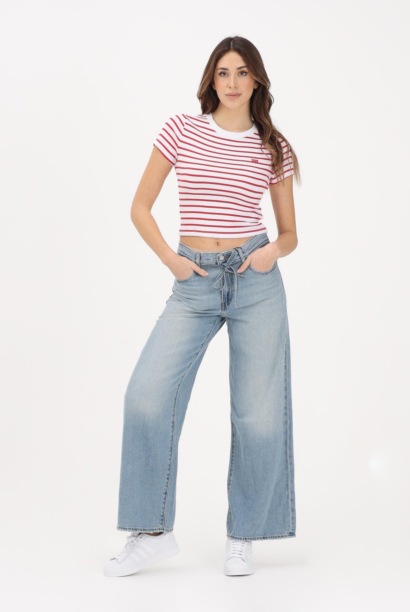 LEVI'S Jeans XL Dritti in denim chiaro da donna A8701-0042 . LEVI'S®