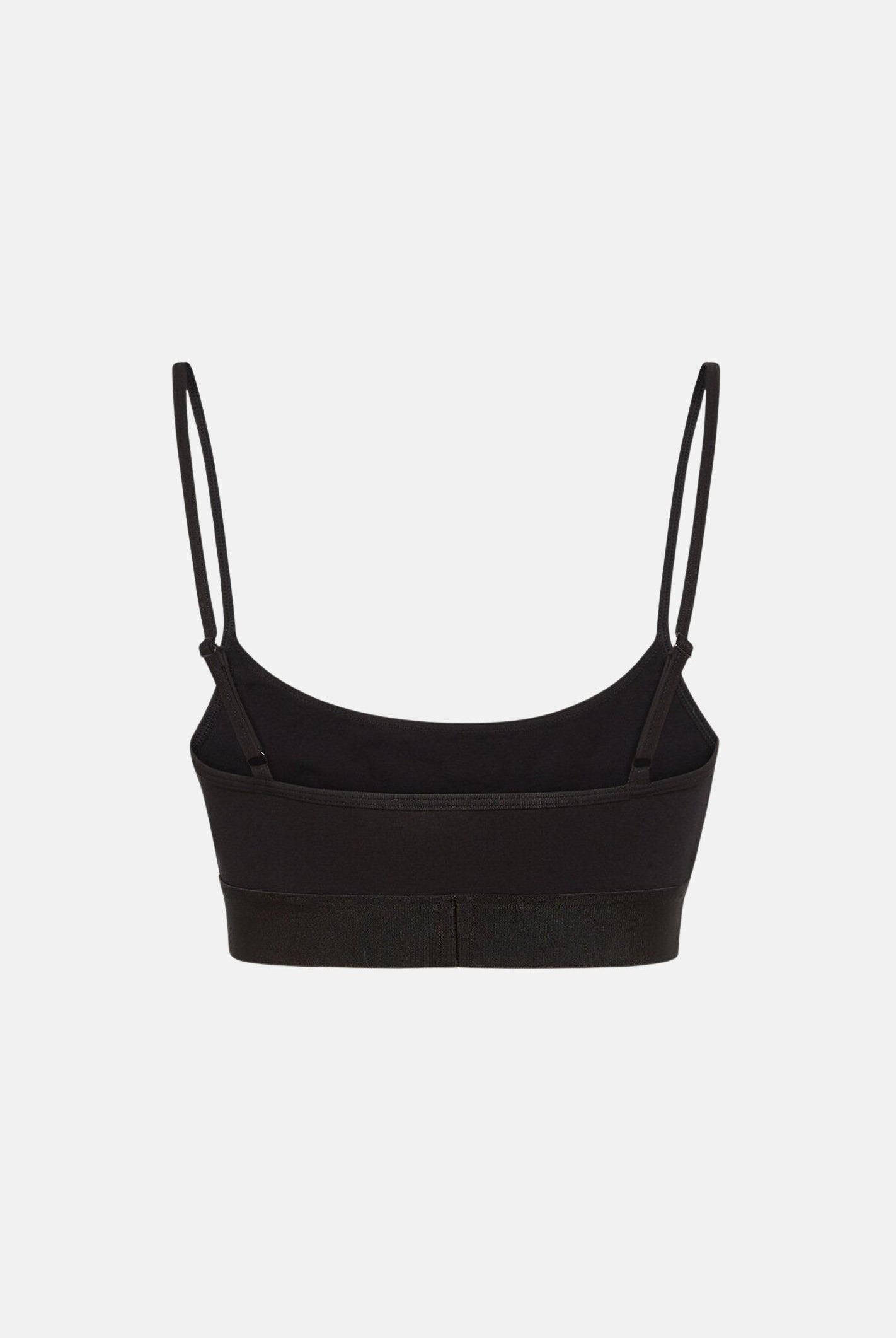 DSQUARED2 Bralette nera da donna con logo D8RG35860 010 DSQUARED2