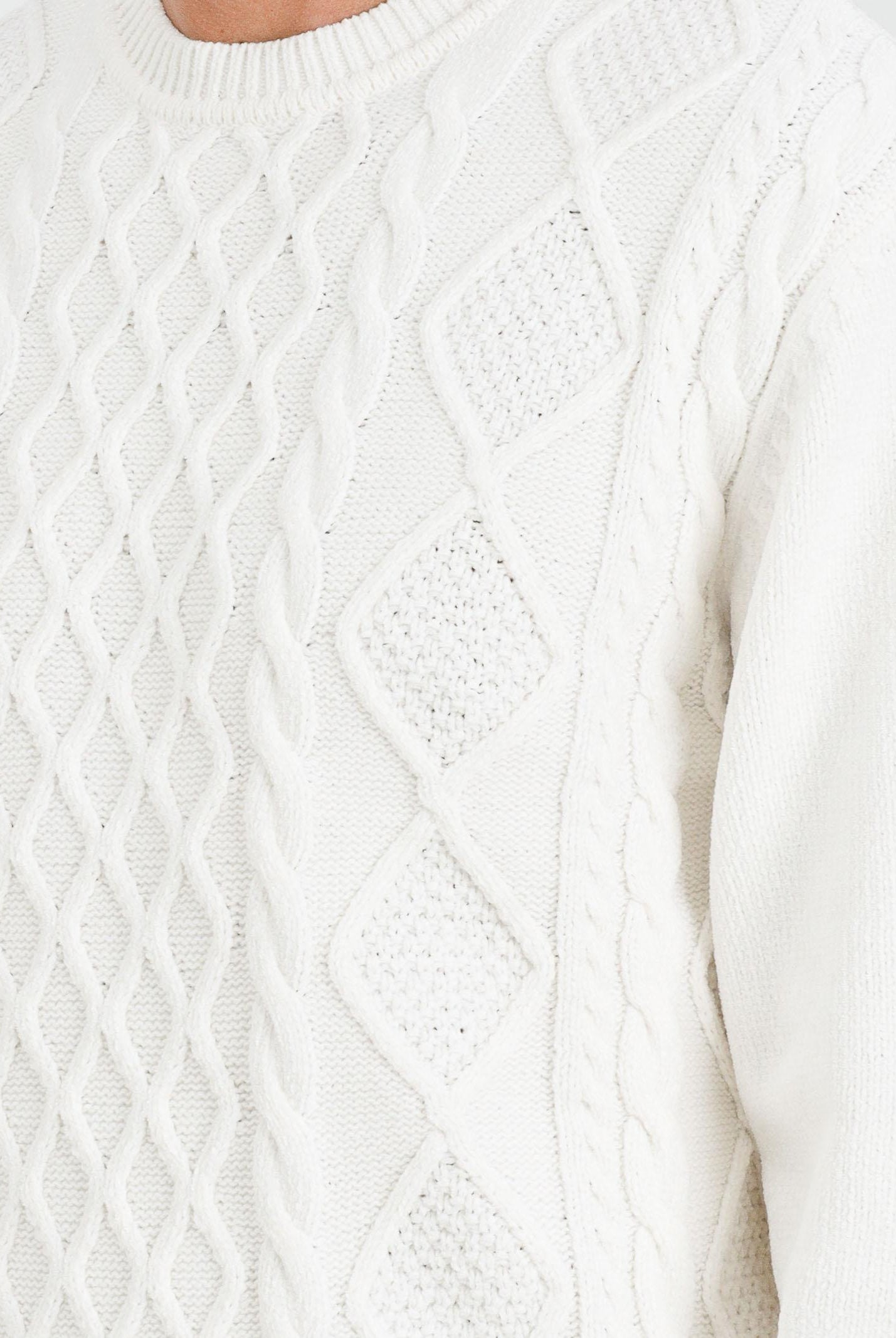 ARMANI EXCHANGE Maglioncino girocollo panna da uomo XM001331AF13776 U0009 ARMANI EXCHANGE