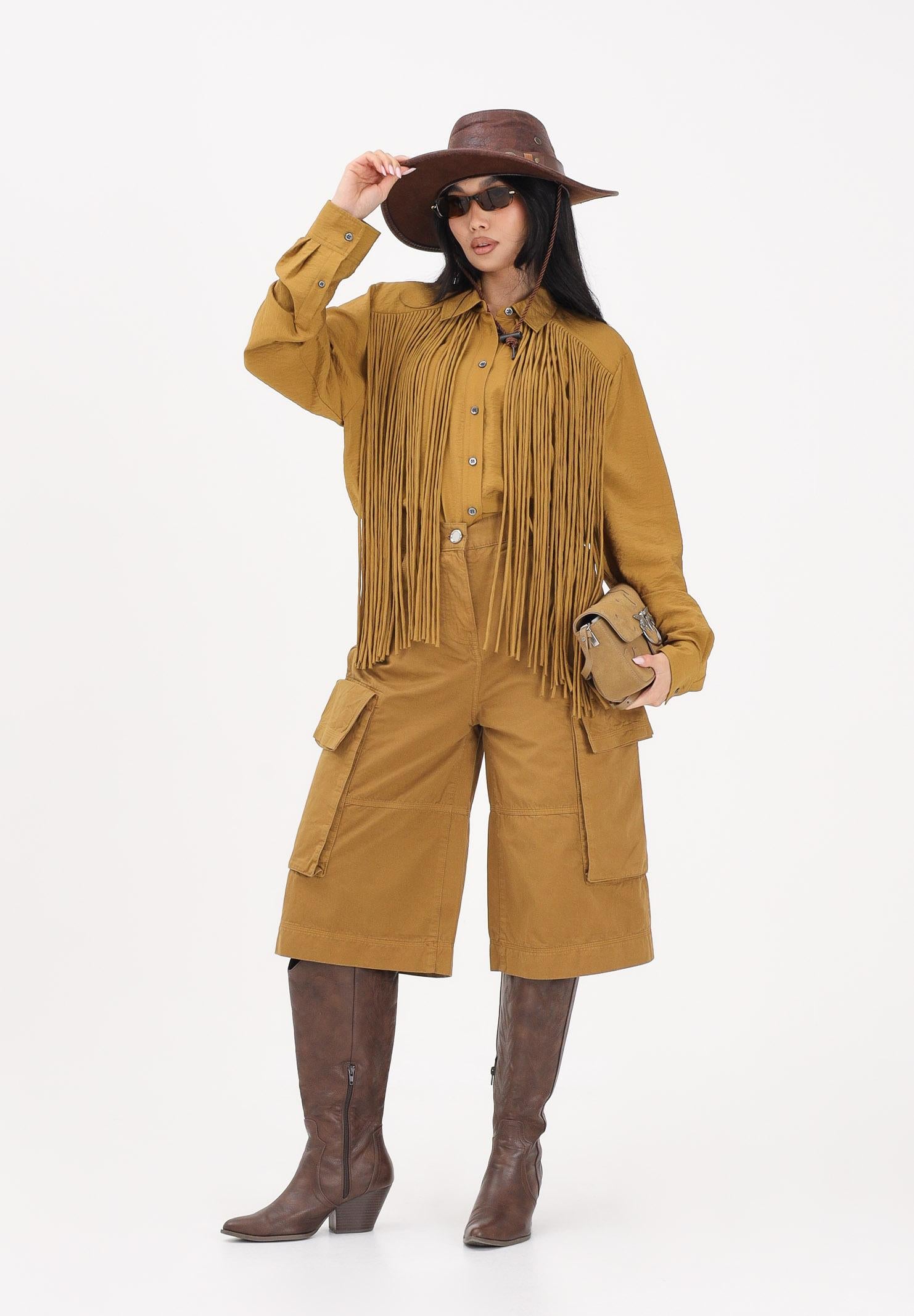 PINKO Bermuda cargo kiwi da donna 106820A3AW L25 PINKO