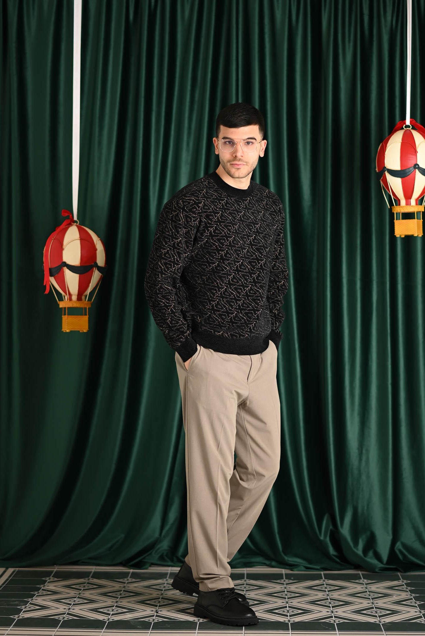 ARMANI EXCHANGE Pantalone elegante beige da uomo XM000346AF10897 U6107 ARMANI EXCHANGE