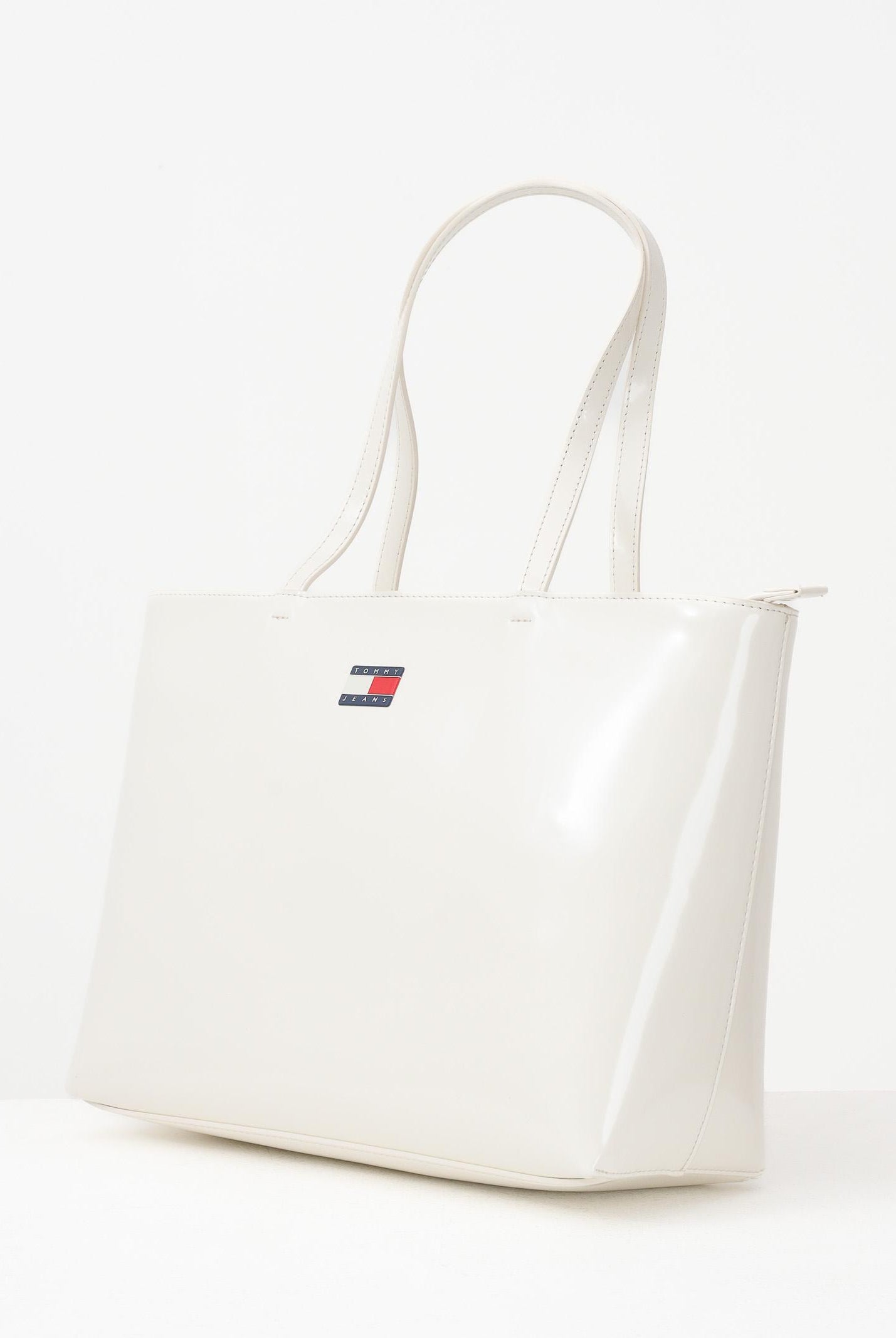 TOMMY JEANS Shopper panna da donna con logo AW0AW18069 YBI TOMMY JEANS