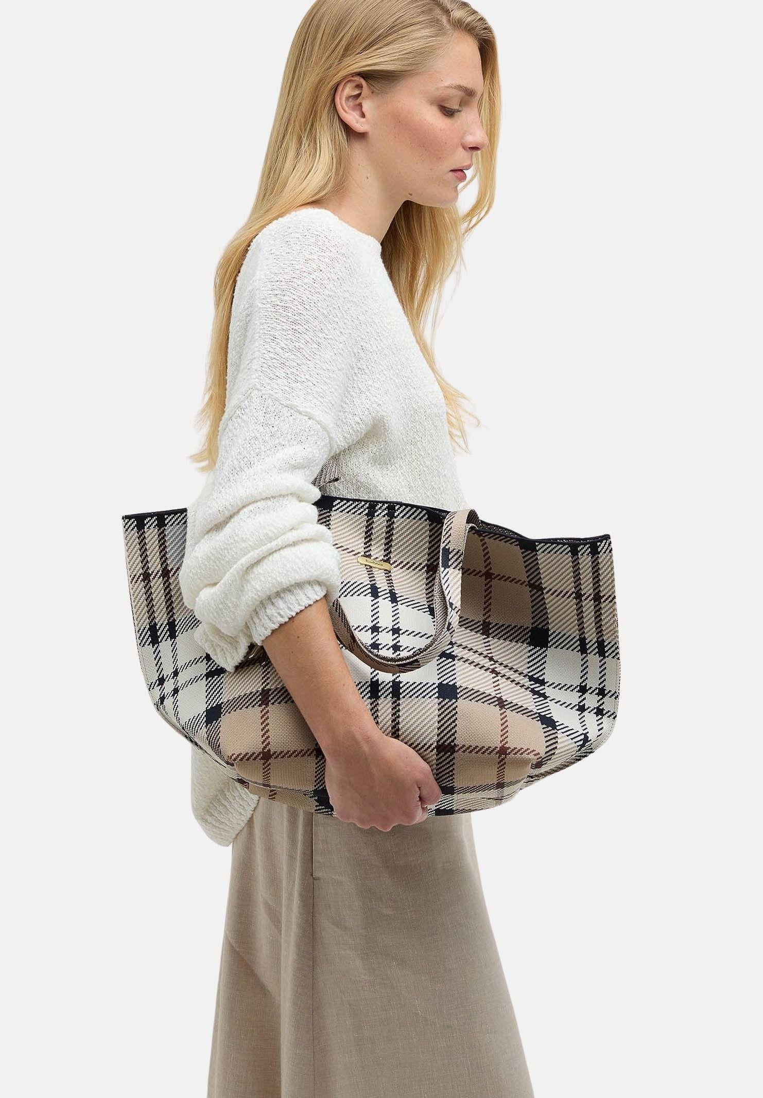 BARBOUR Shopper Layla tartan da donna 261-LBA0517 BE71 BARBOUR