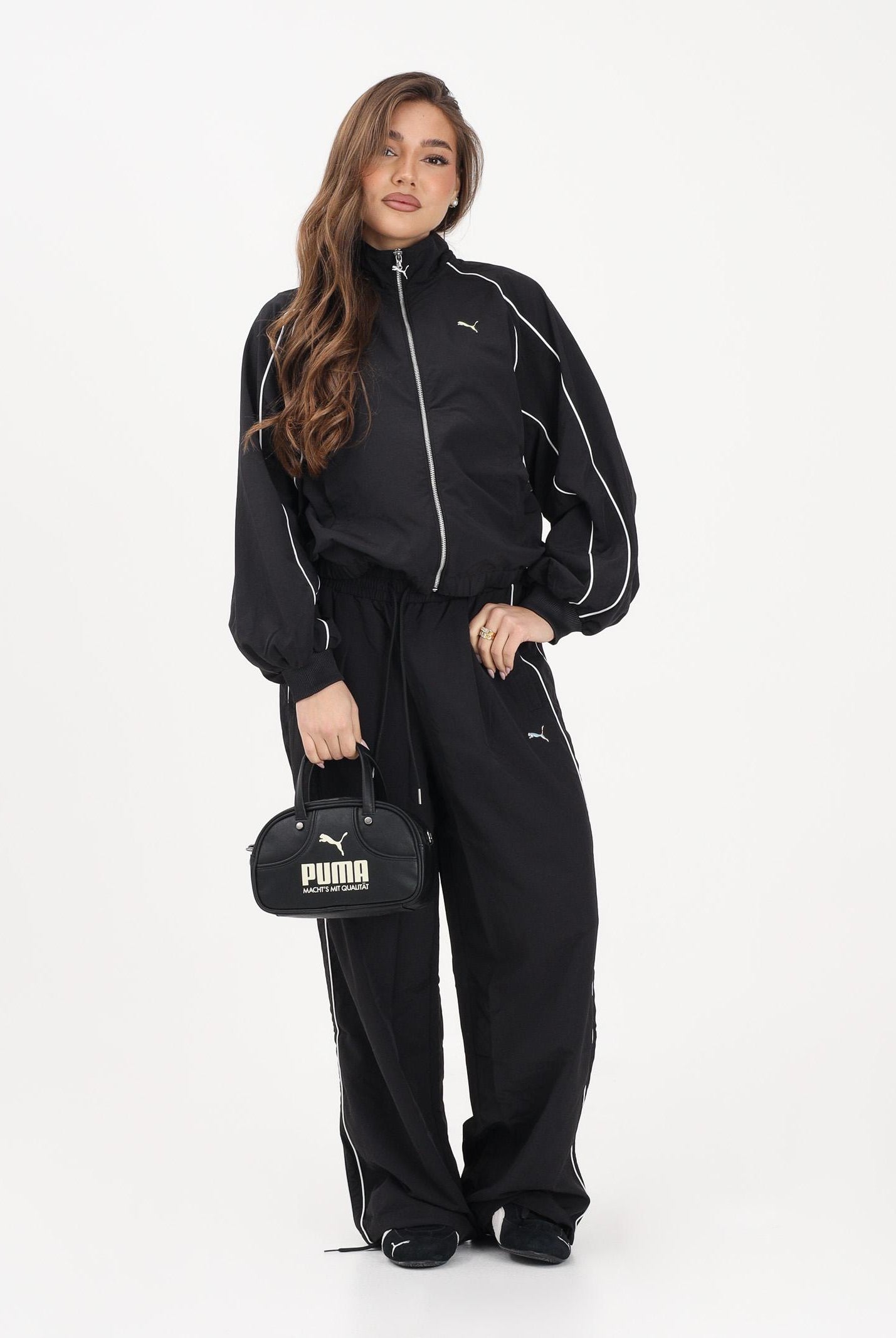 PUMA Pantalone sportivo T7 nero da donna 634559 01 PUMA