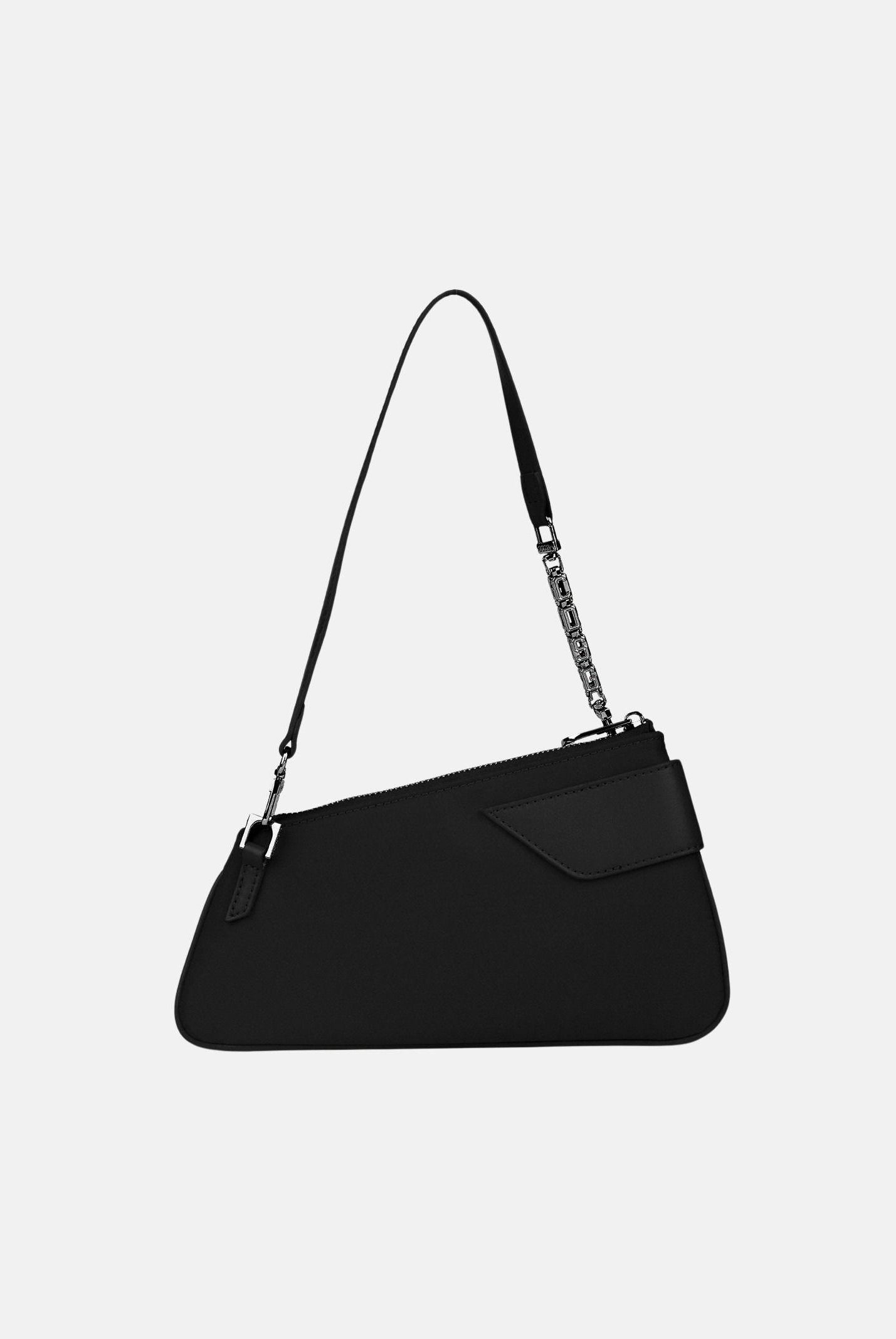 GCDS Borsa a spalla Comma Notte nera da donna GCDSMCN002 99 GCDS