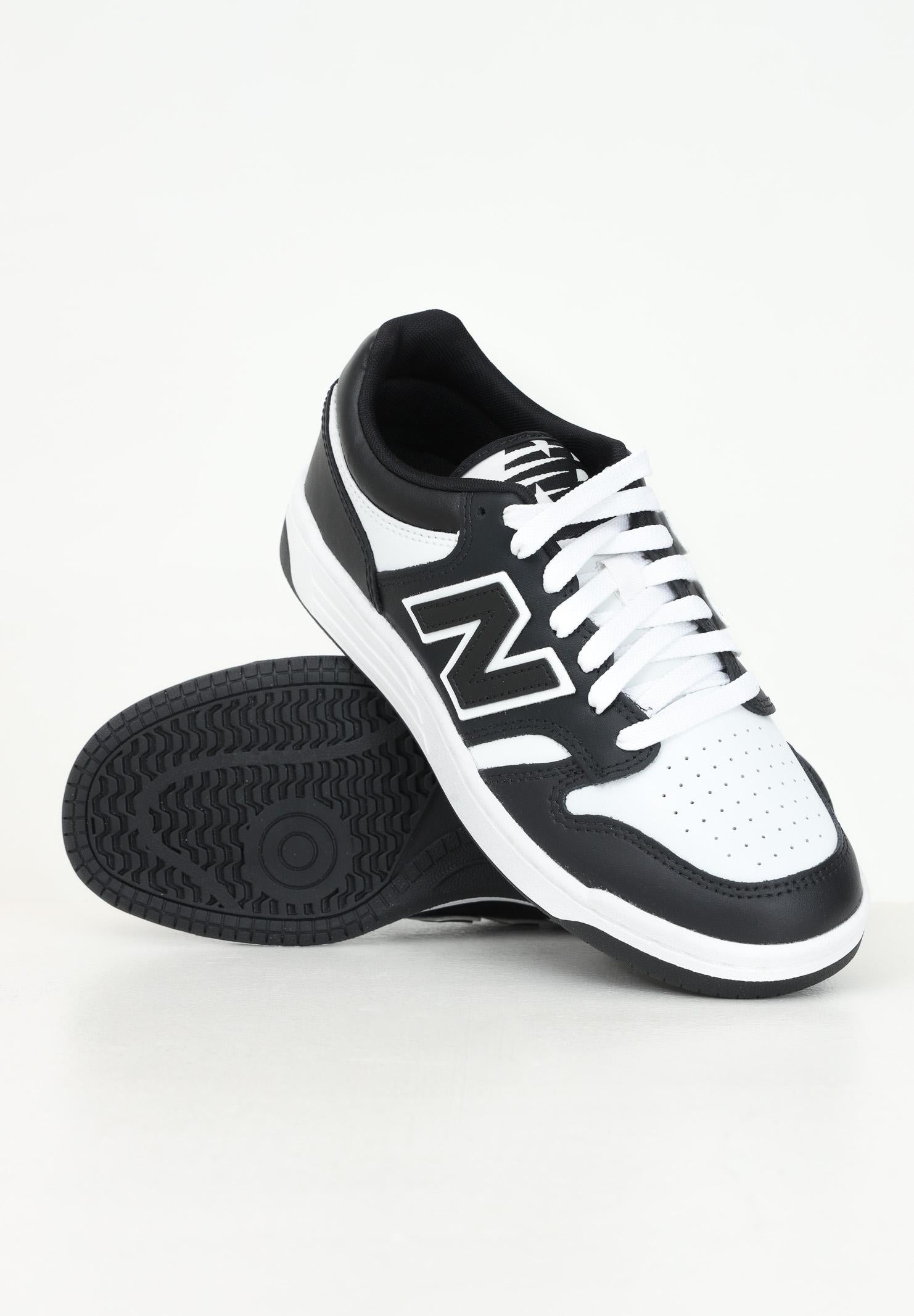 NEW BALANCE Sneakers 480 bianche e nere per uomo e donna GSB480BW . NEW BALANCE