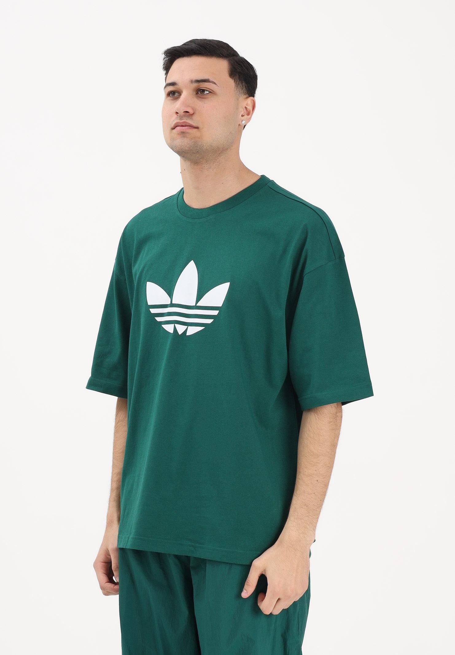 ADIDAS ORIGINALS T-shirt a manica corta TREFOIL verde da uomo KE0900 . ADIDAS ORIGINALS
