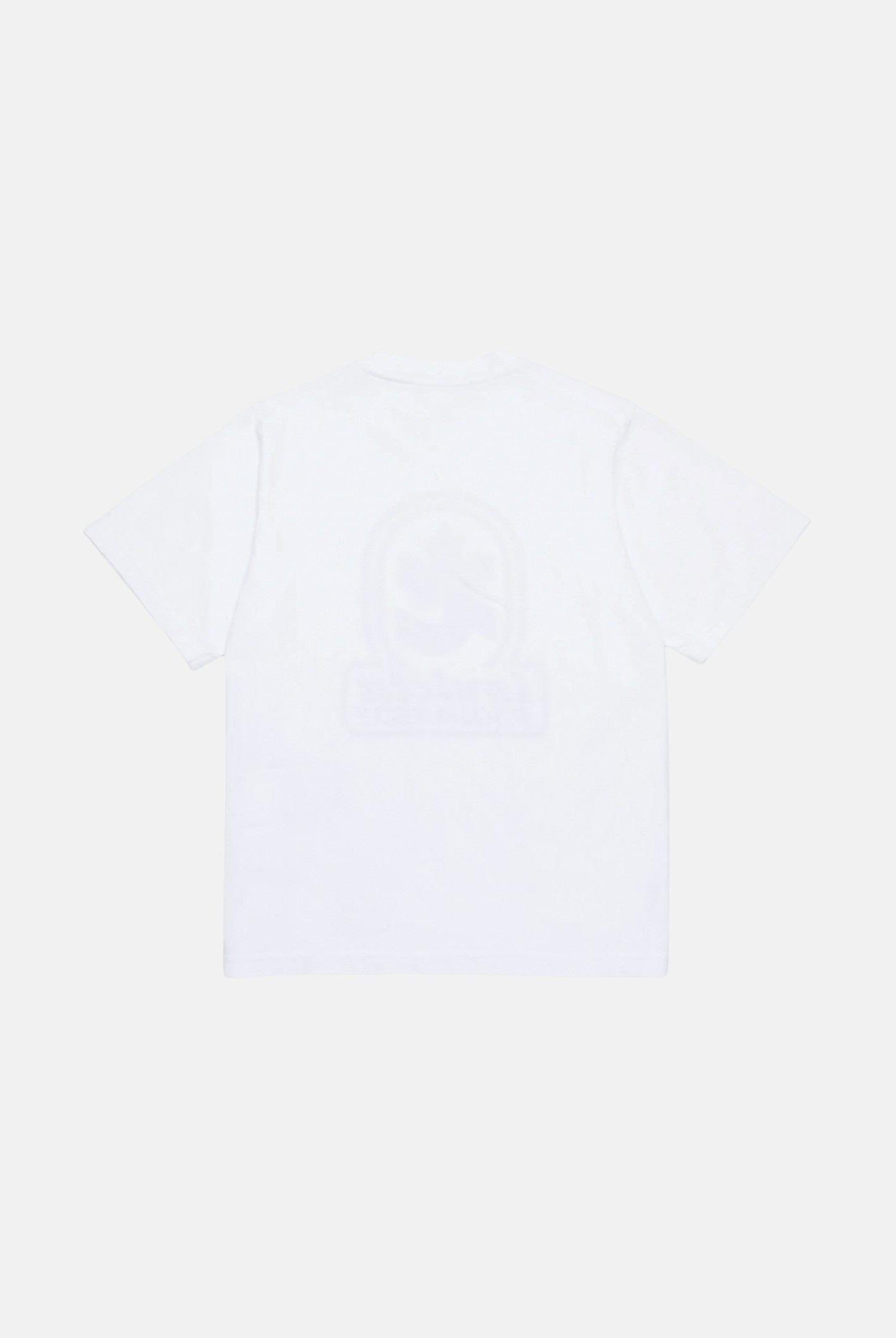 T-shirt a manica corta bianca per bambino e bambina con logo "Invicta Dsquared2" DQ2924D0AD3-B DQ100 DSQUARED2