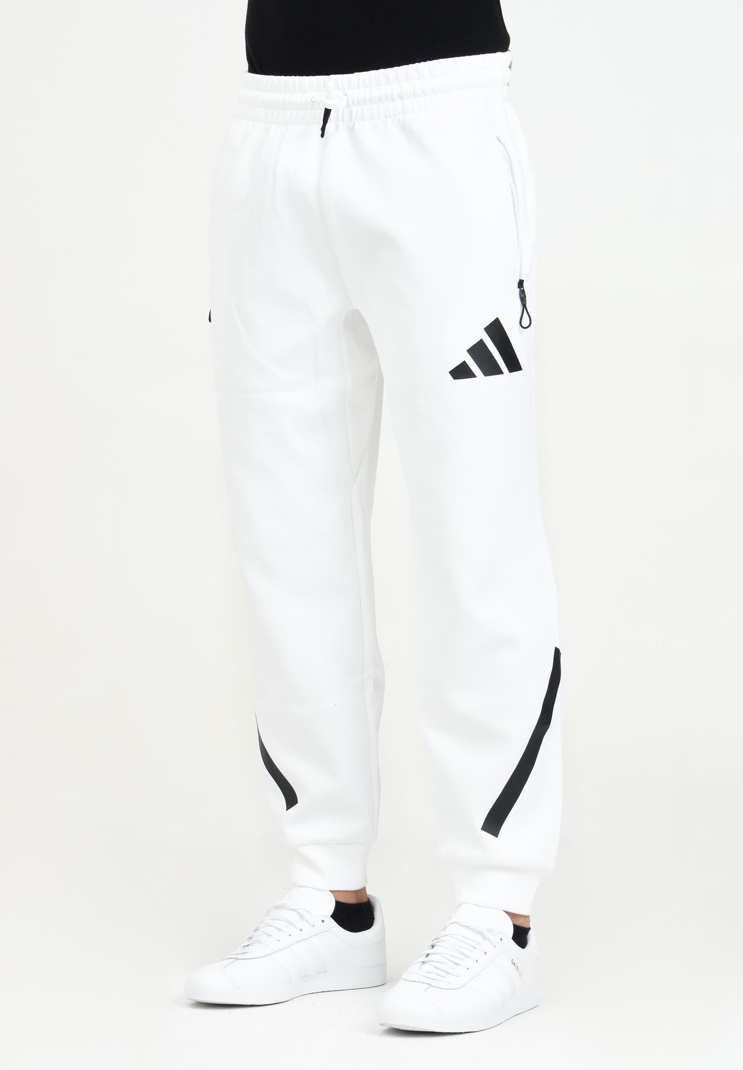Pantalone sportivo Z.N.E. bianco da uomo JF2449 ADIDAS PERFORMANCE