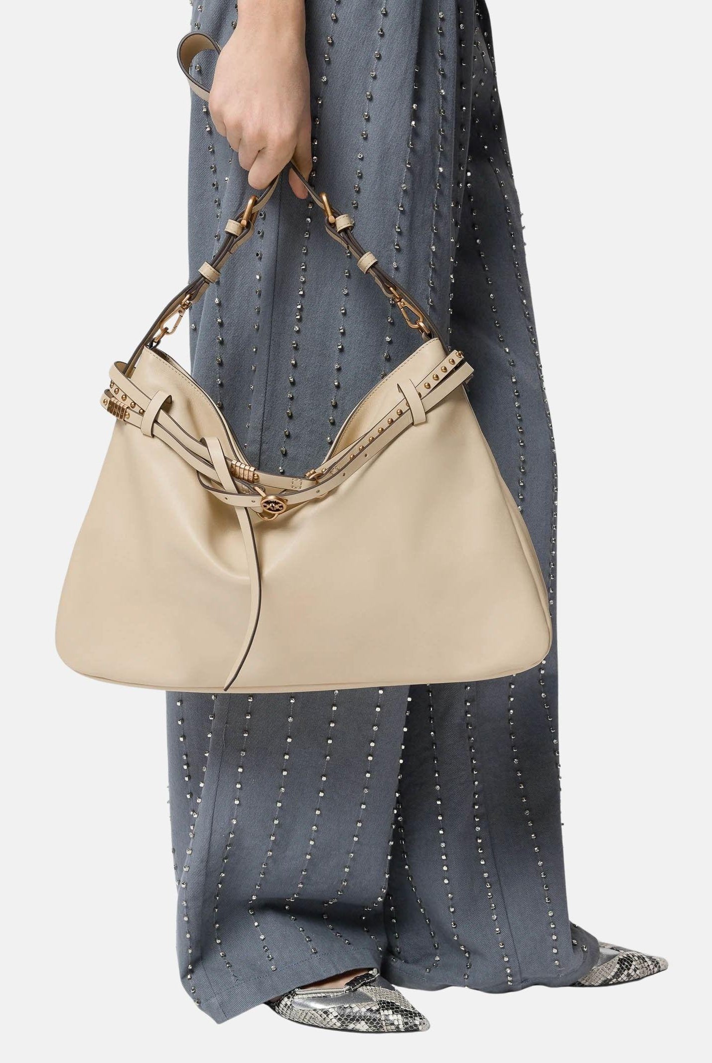 PINKO Borsa a spalla Belt Bag Big beige da donna 105903A0QO C50Q PINKO