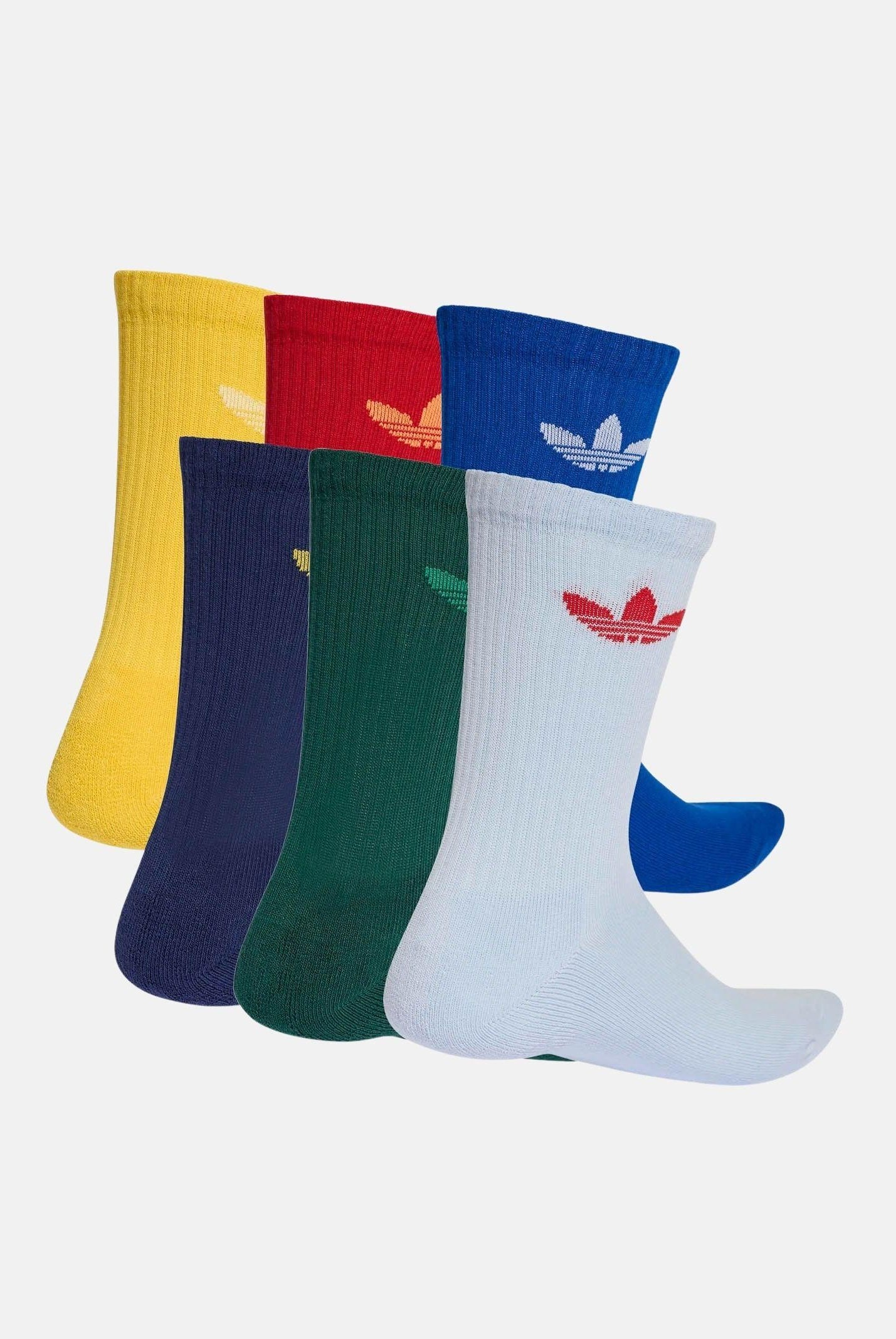 ADIDAS ORIGINALS Calzini (6 paia) Trefoil Cushion multicolore per uomo e donna KE0652 . ADIDAS ORIGINALS