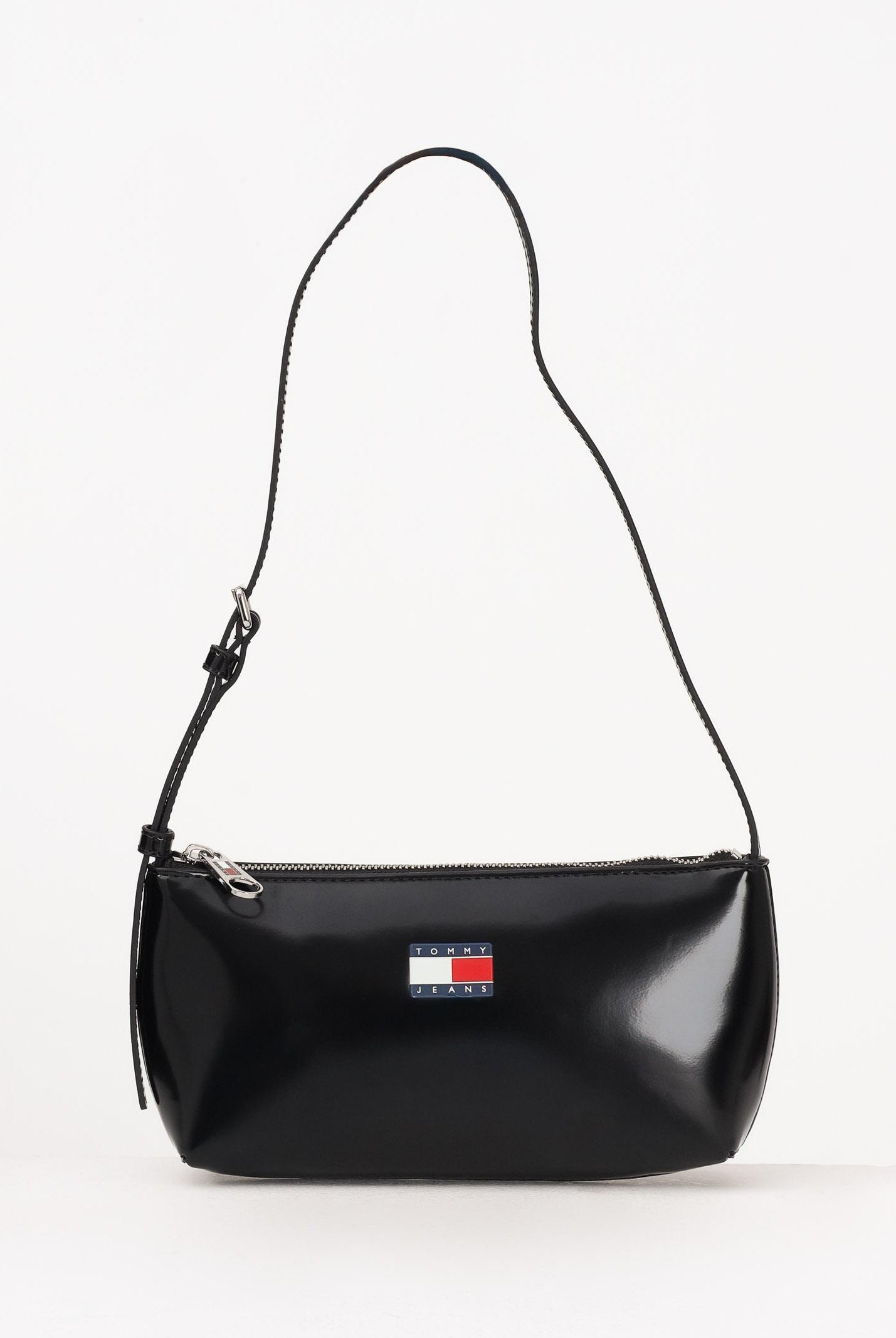 TOMMY JEANS Borsa a spalla Essential nera da donna AW0AW17866 BDS TOMMY JEANS