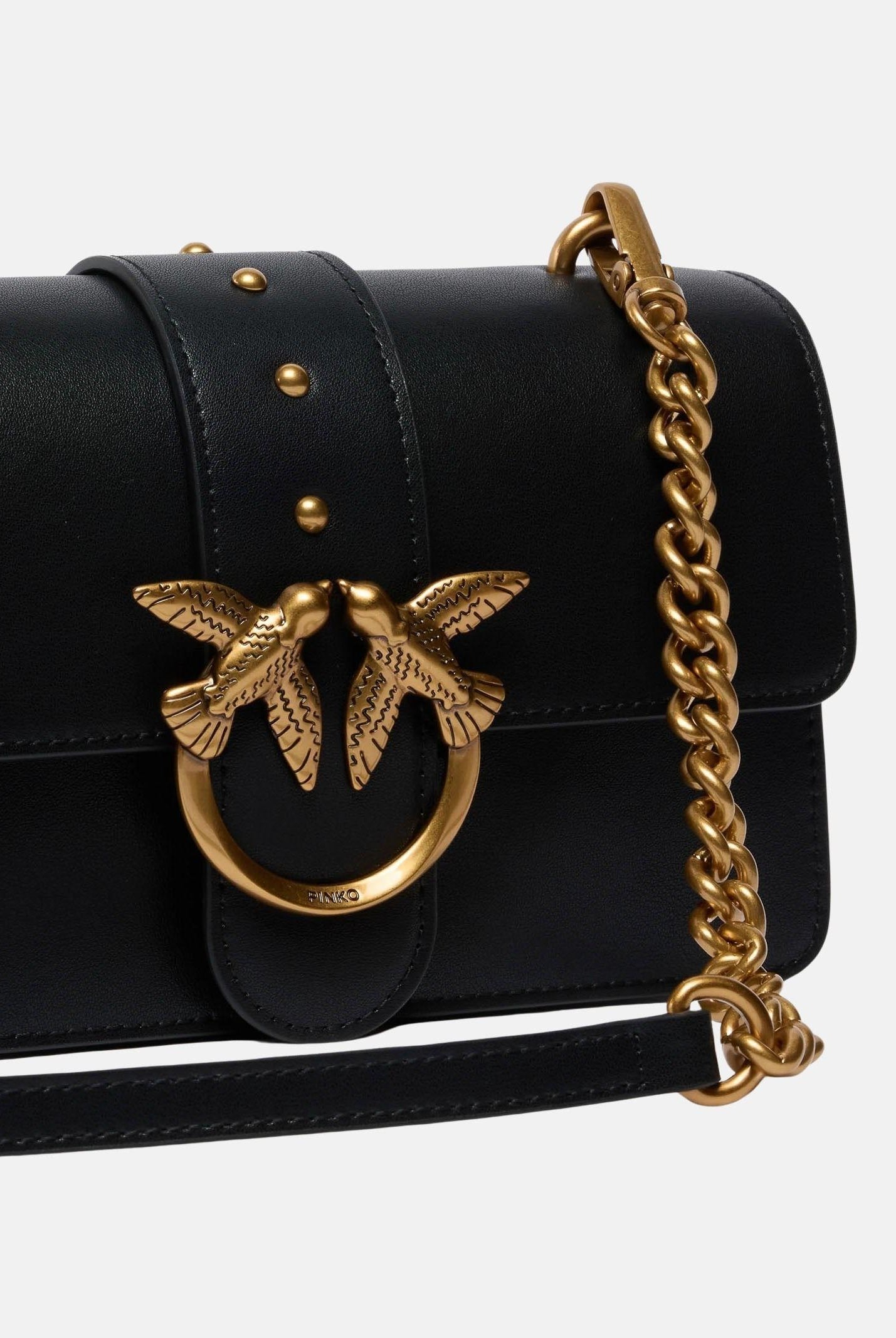 PINKO Borsa a tracolla Mini Love Bag One nera da donna 105856A0F1 Z99Q PINKO