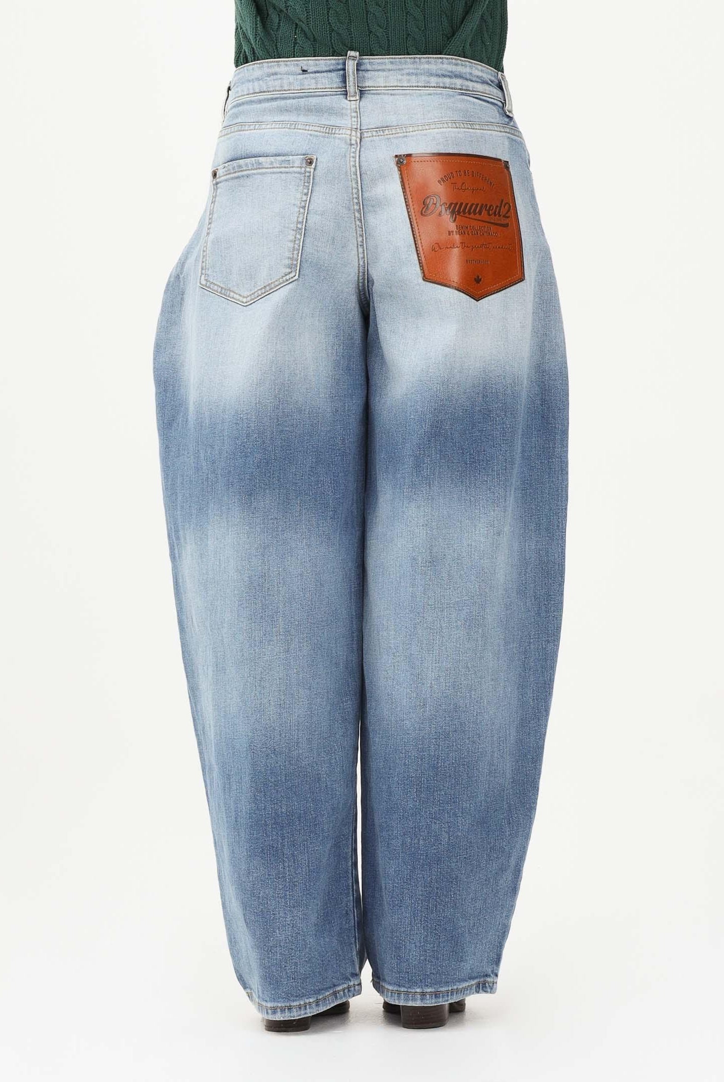 DSQUARED2 Jeans Amelia in denim chiaro per donna, ragazzi e bambini DQ3282D0AF3 DQ01 DSQUARED2