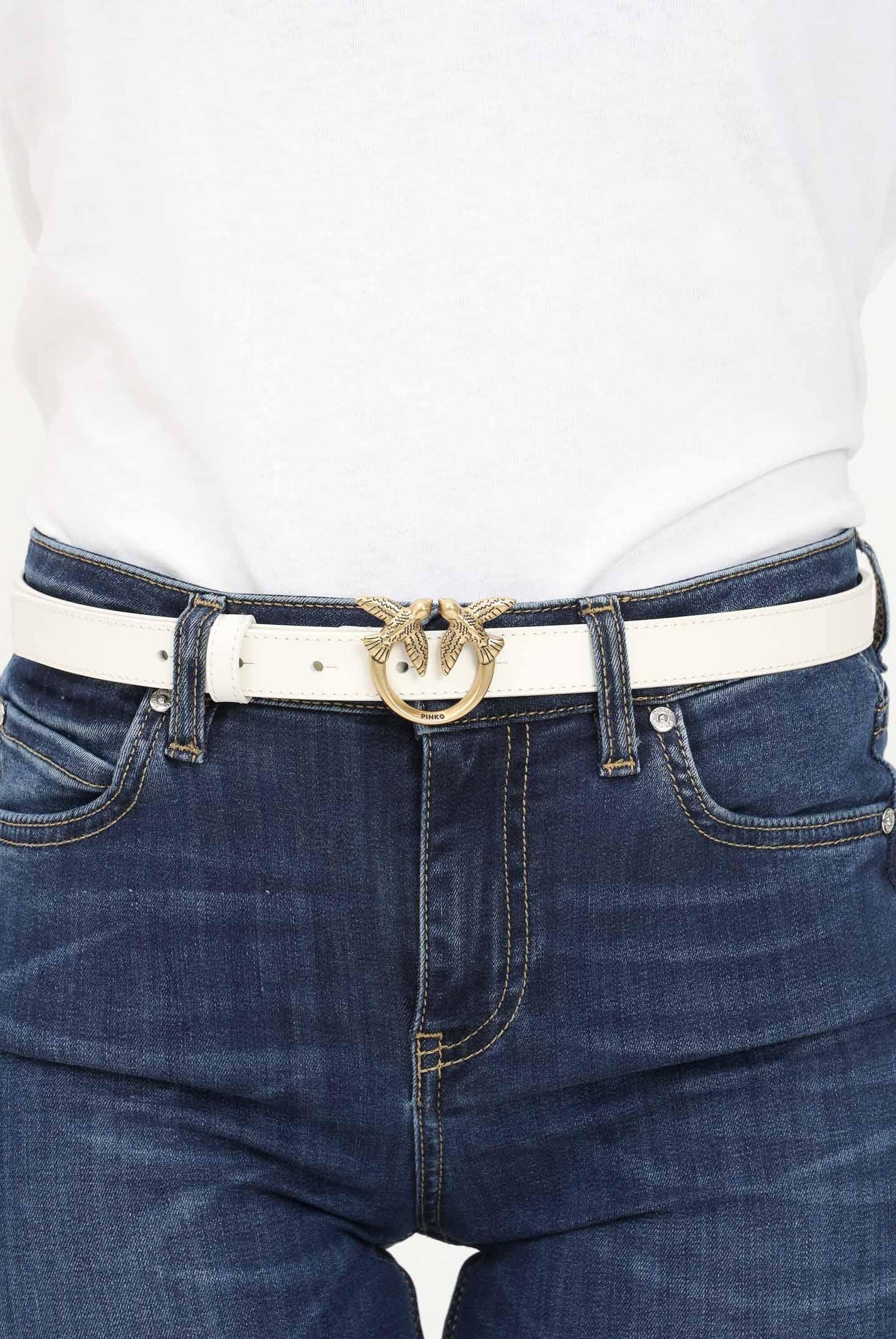 PINKO Cintura Love Birds burro da donna 100143A0F1 Z14Q PINKO