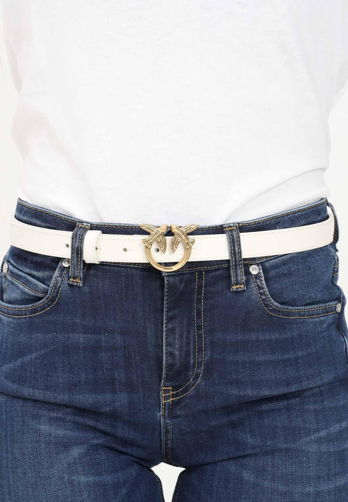 PINKO Cintura Love Birds burro da donna 100143A0F1 Z14Q PINKO