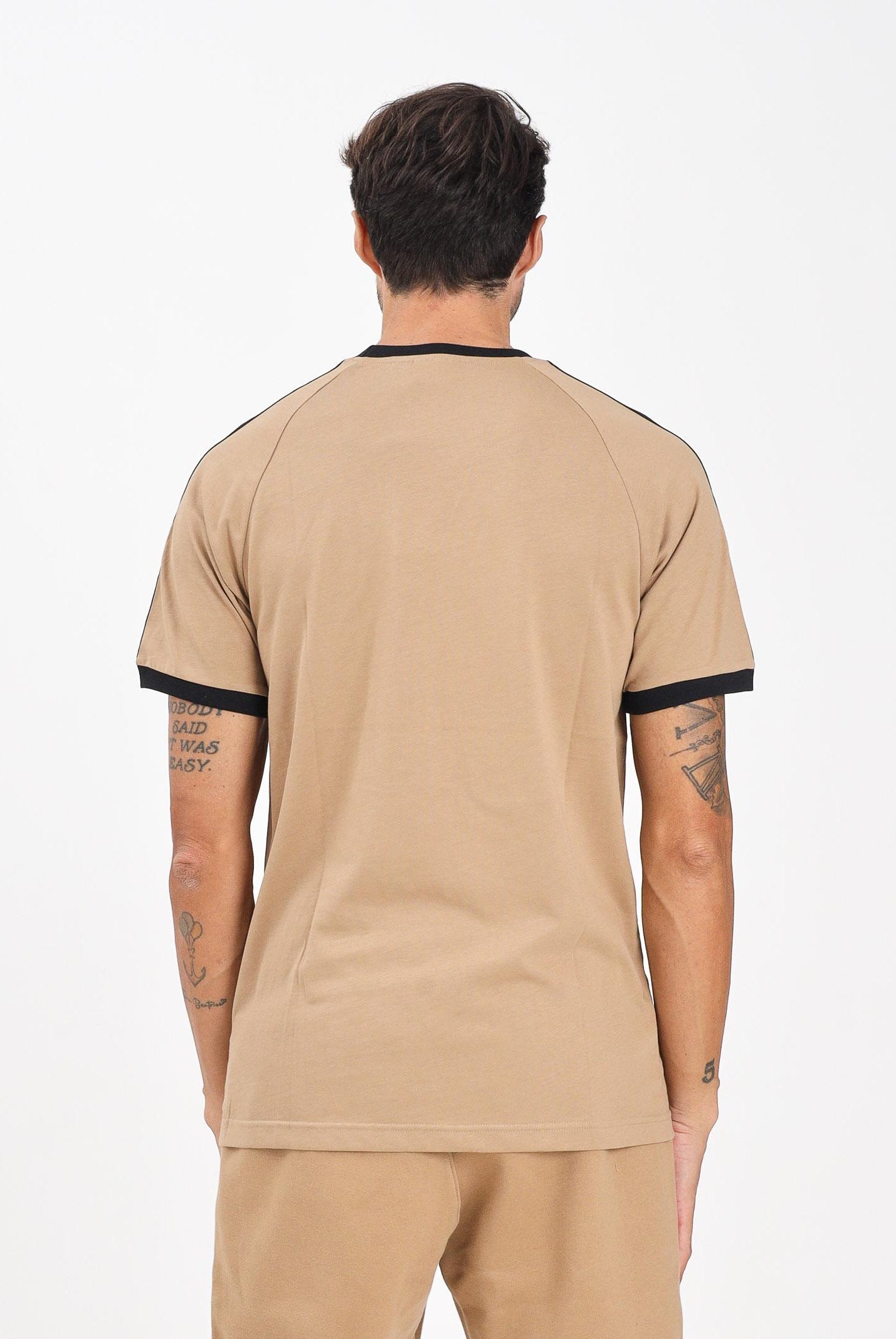 ADIDAS ORIGINALS T-shirt a manica corta adicolor Classics 3-Stripes beige da uomo JY1370 ADIDAS ORIGINALS